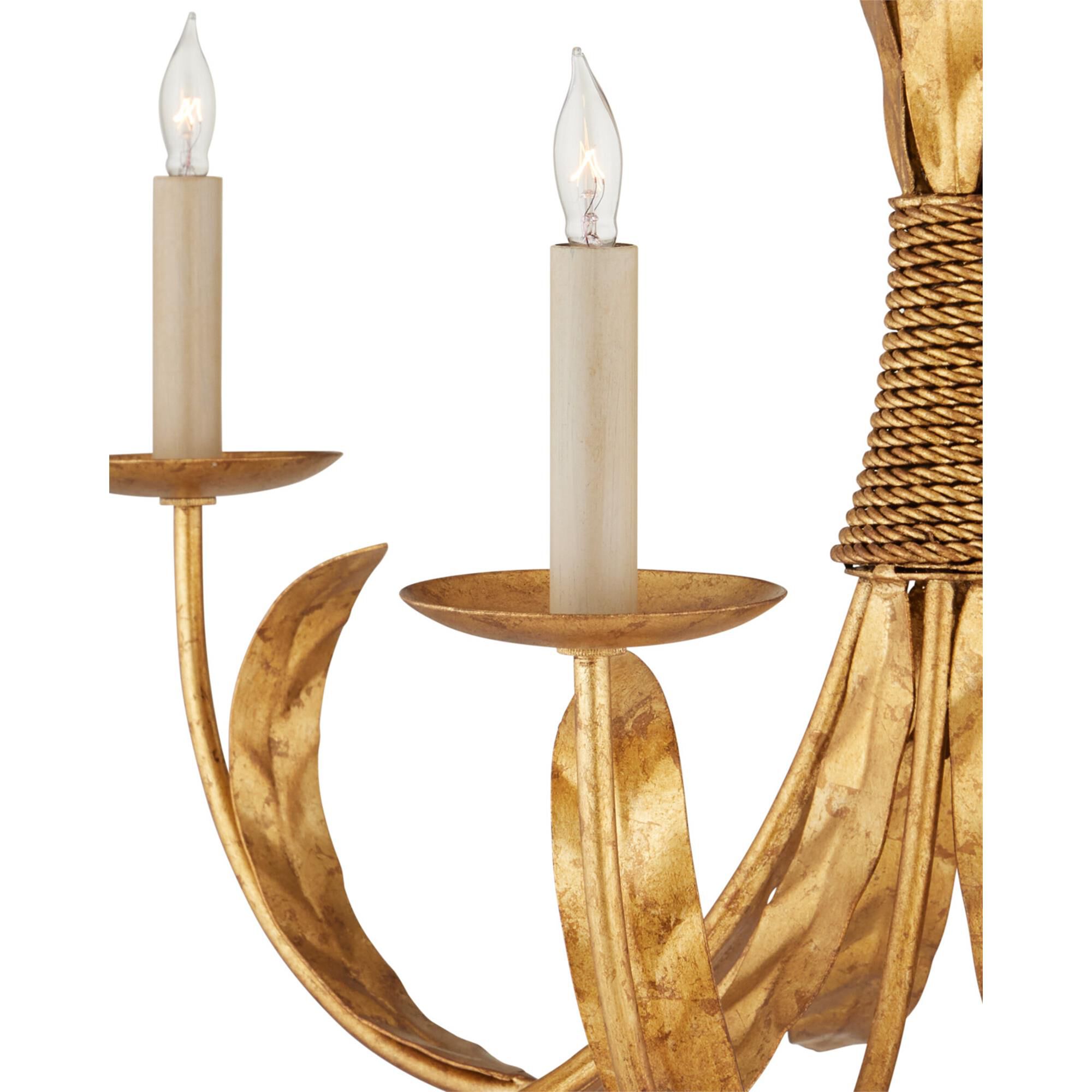 Bette 33 Inch 6 Light Chandelier,