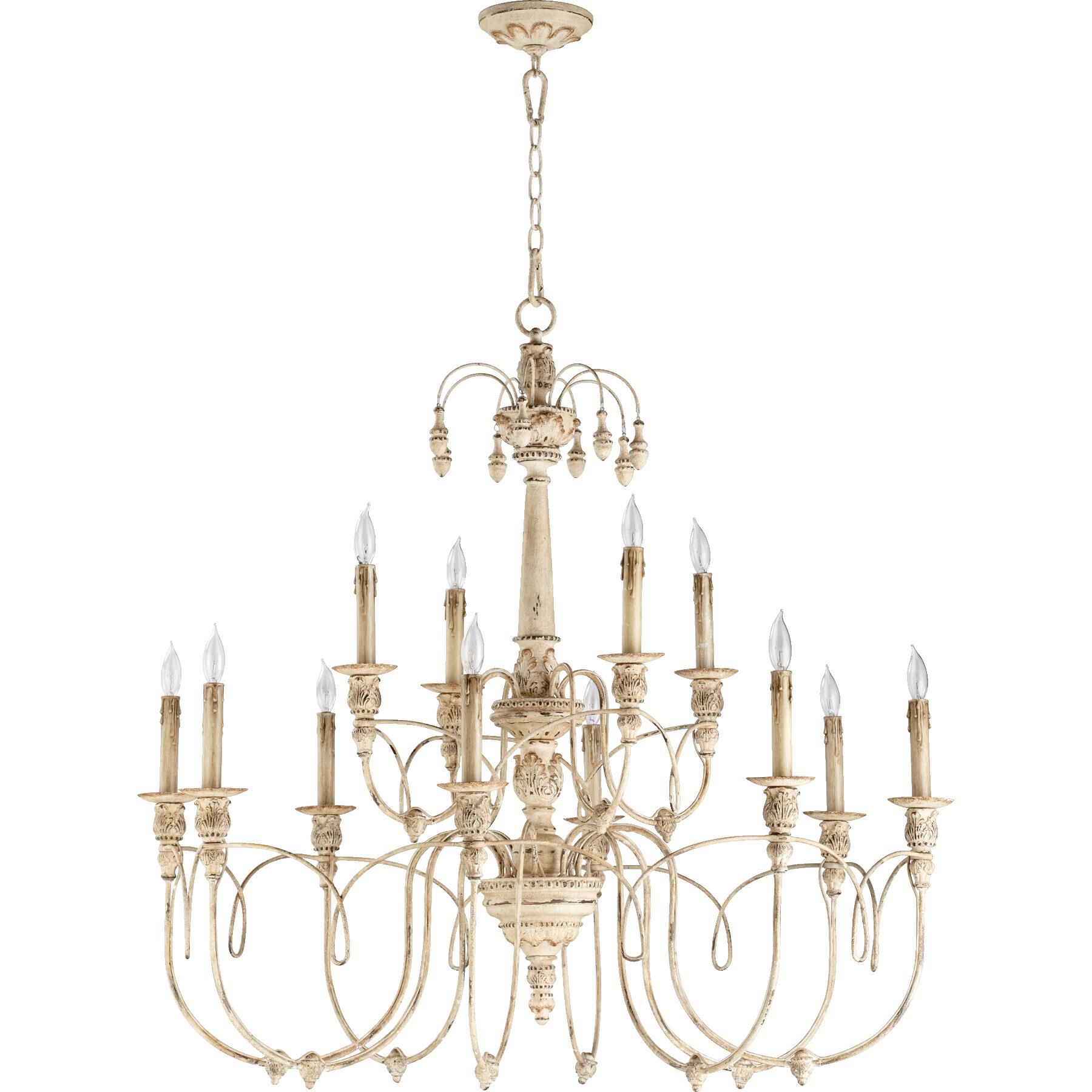 Salento 39 Inch 12 Light Chandelier by Quorum International