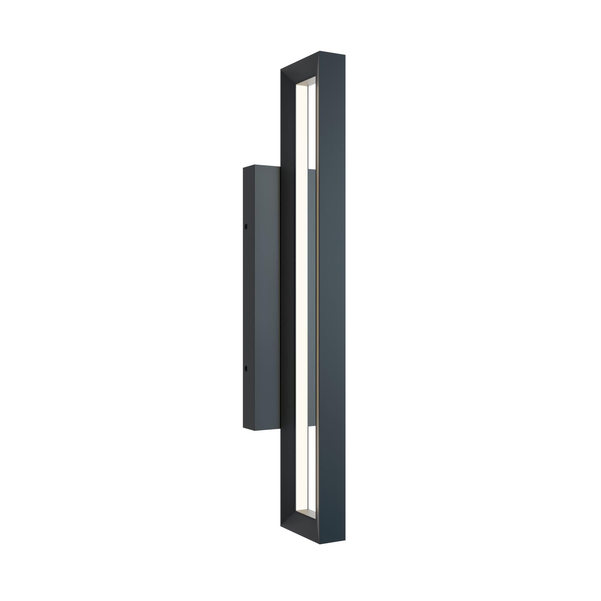 Shown in Black finish and White Acrylic shade