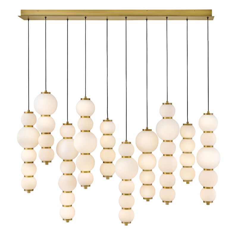 Trigo Medium Linear Chandelier by Hinkley