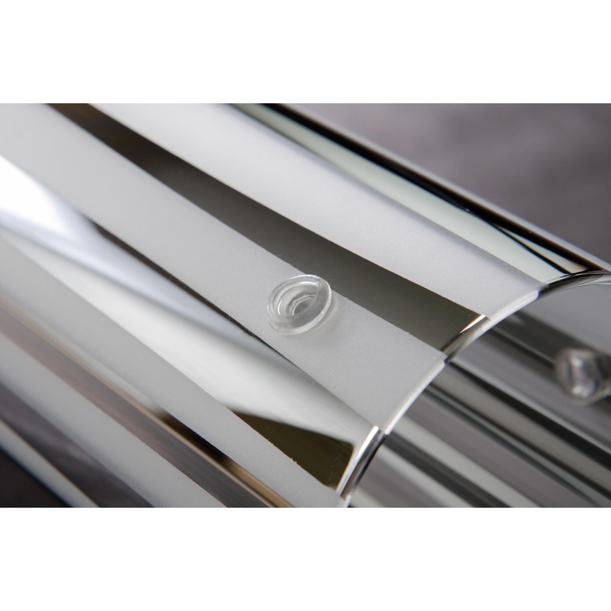 Shown in Chrome finish and Two-Layer Smoky Chrome glass