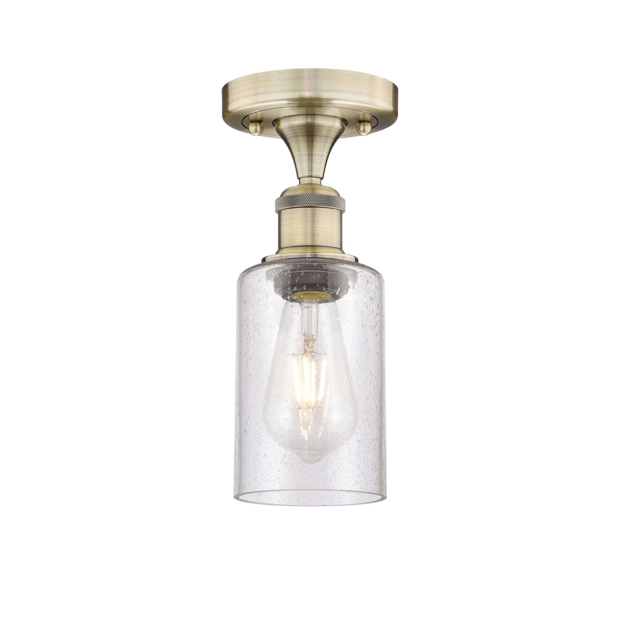 Bruno Marashlian Clymer 3 Inch 1 Light Semi Flush Mount by Innovations Lighting