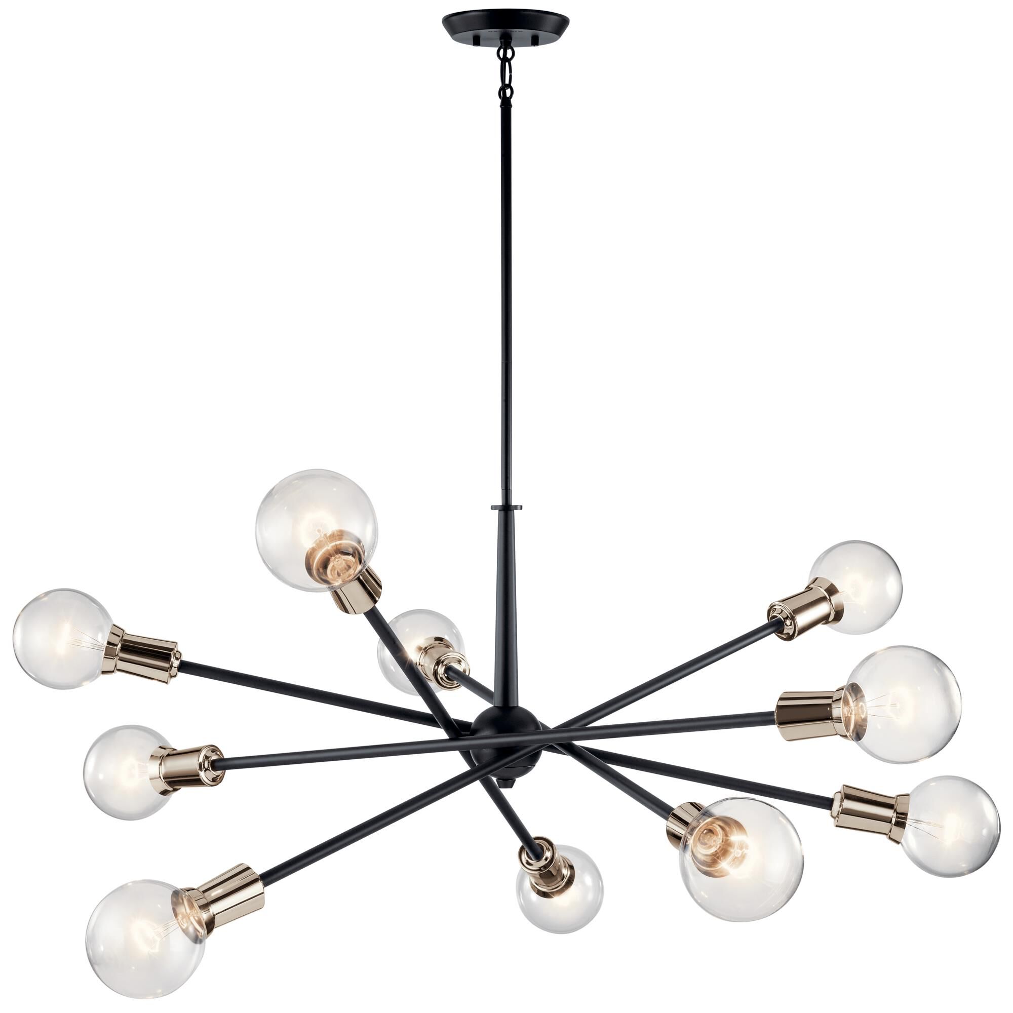 Armstrong 47 Inch 10 Light Chandelier,