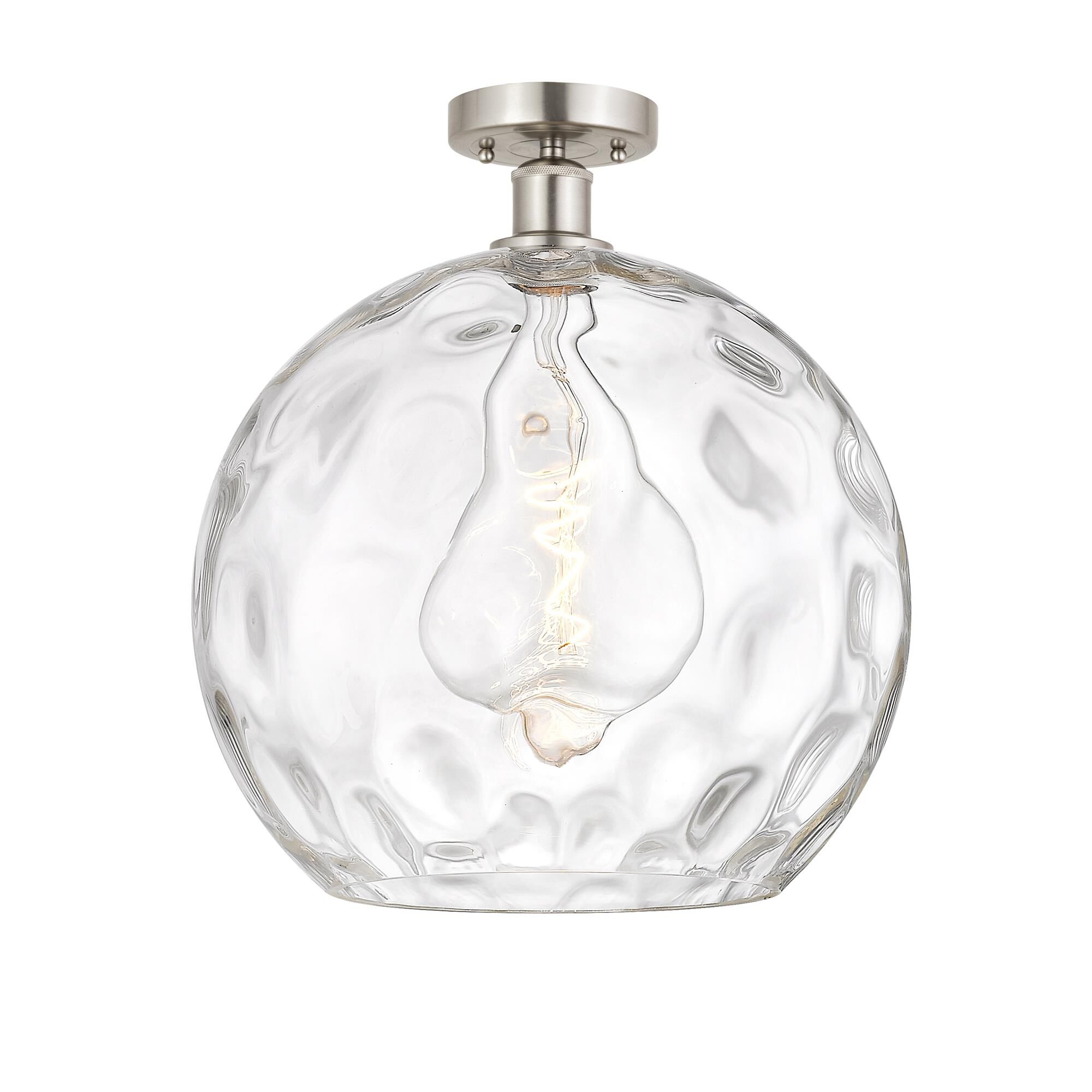 Bruno Marashlian Athens Water Glass 13 Inch 1 Light Semi Flush Mount by Innovations Lighting