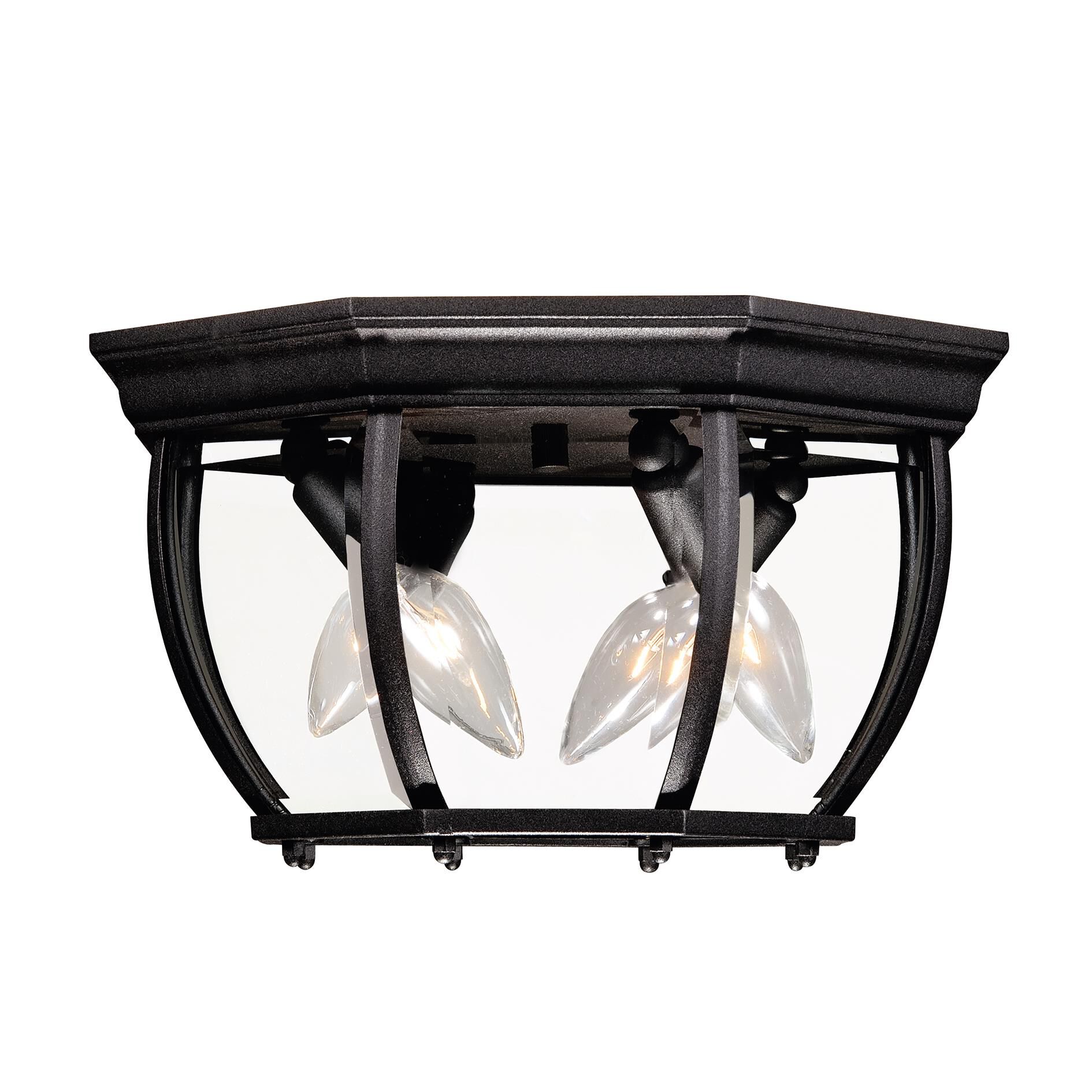 Exterior Collections 9 Inch 3 Light Outdoor Flush Mount by Savoy House
