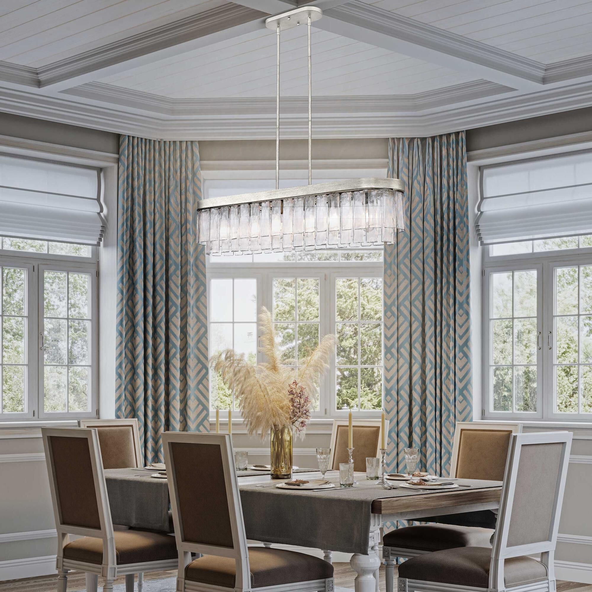 Shown in Peruvian Silver finish and Hammered Water glass