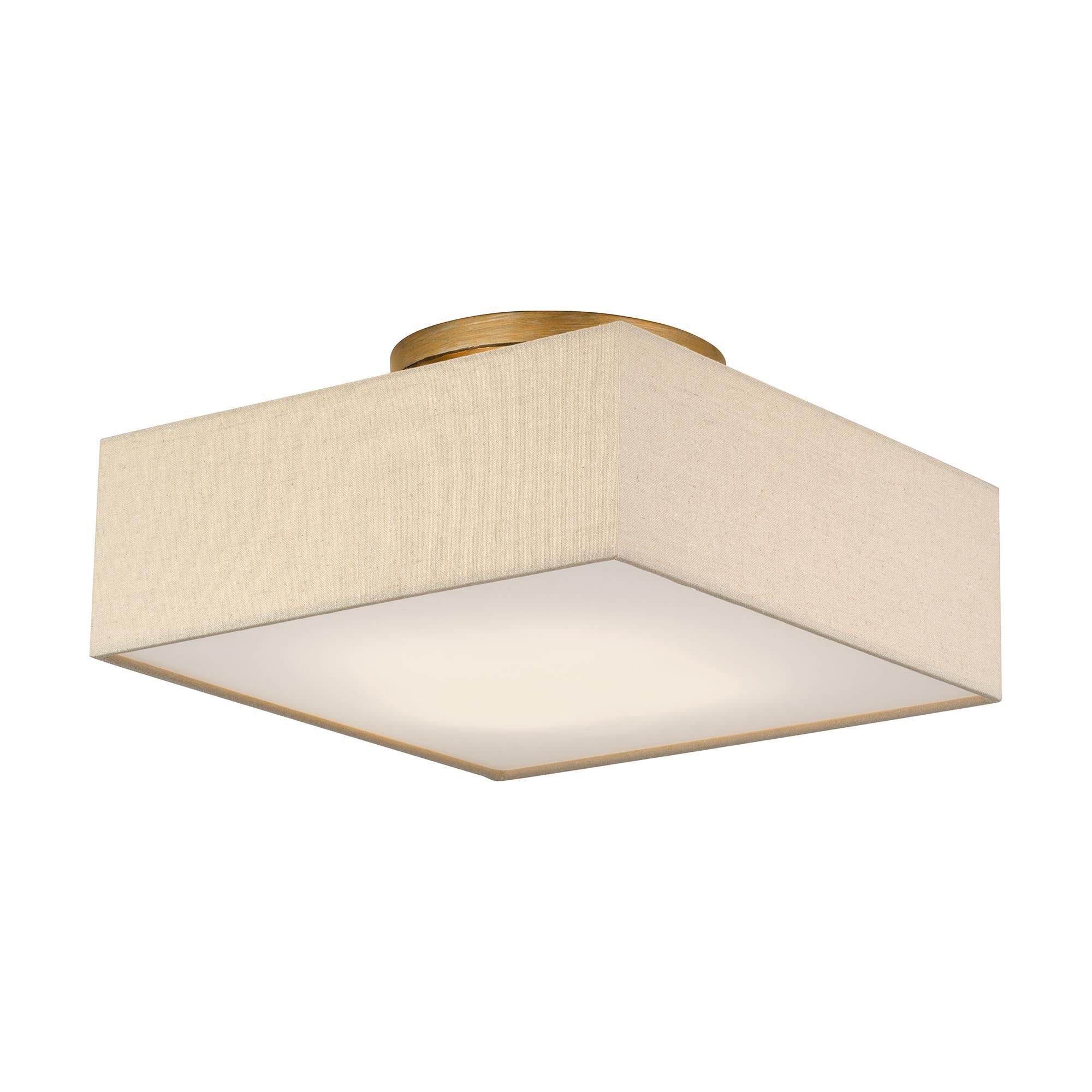 Summit 15 Inch Semi Flush Mount by Livex Lighting