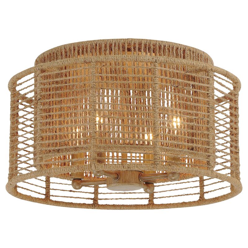 Jayna 15 Inch Flush Mount by Crystorama