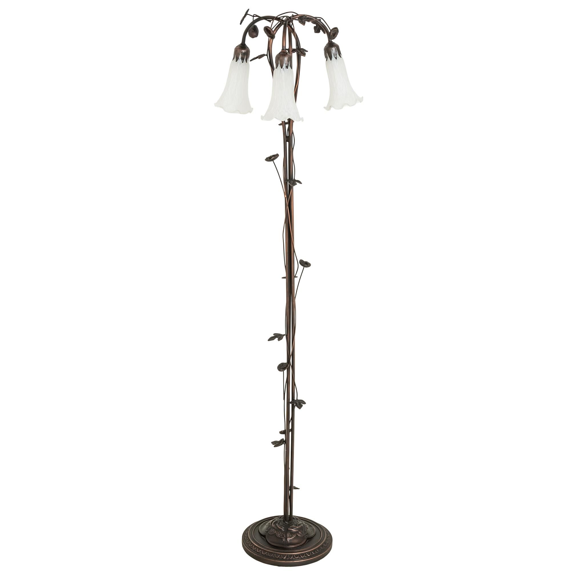 White 58 Inch Floor Lamp by Meyda Lighting