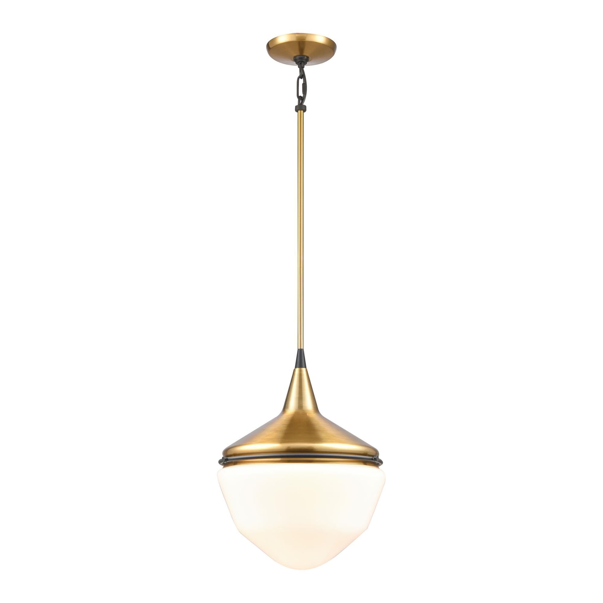 ELK Lighting Mid-Century Schoolhouse 12 Inch Mini Pendant