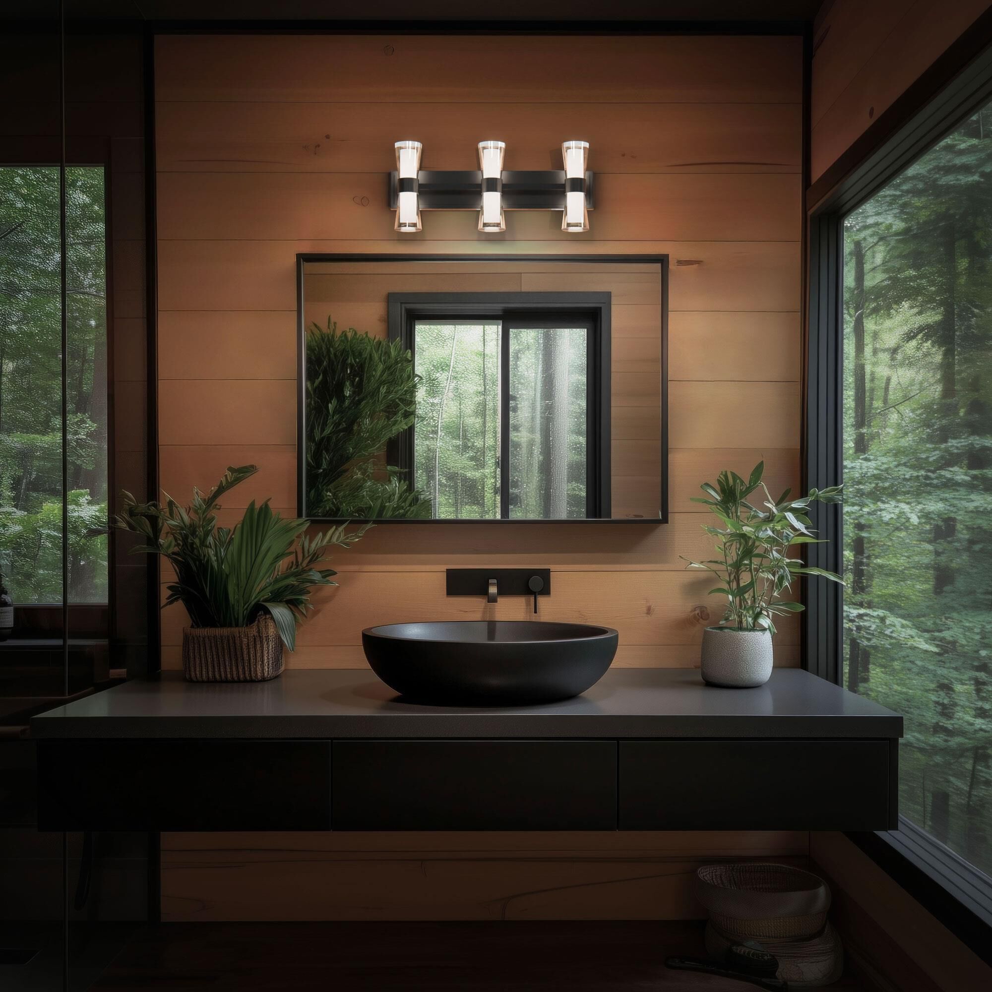 Shown in Black finish