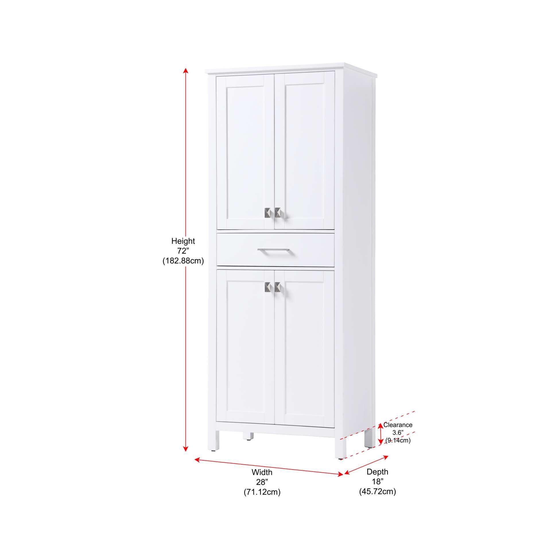 Irene 72 Inch Storage Cabinet by Elegant Decor
