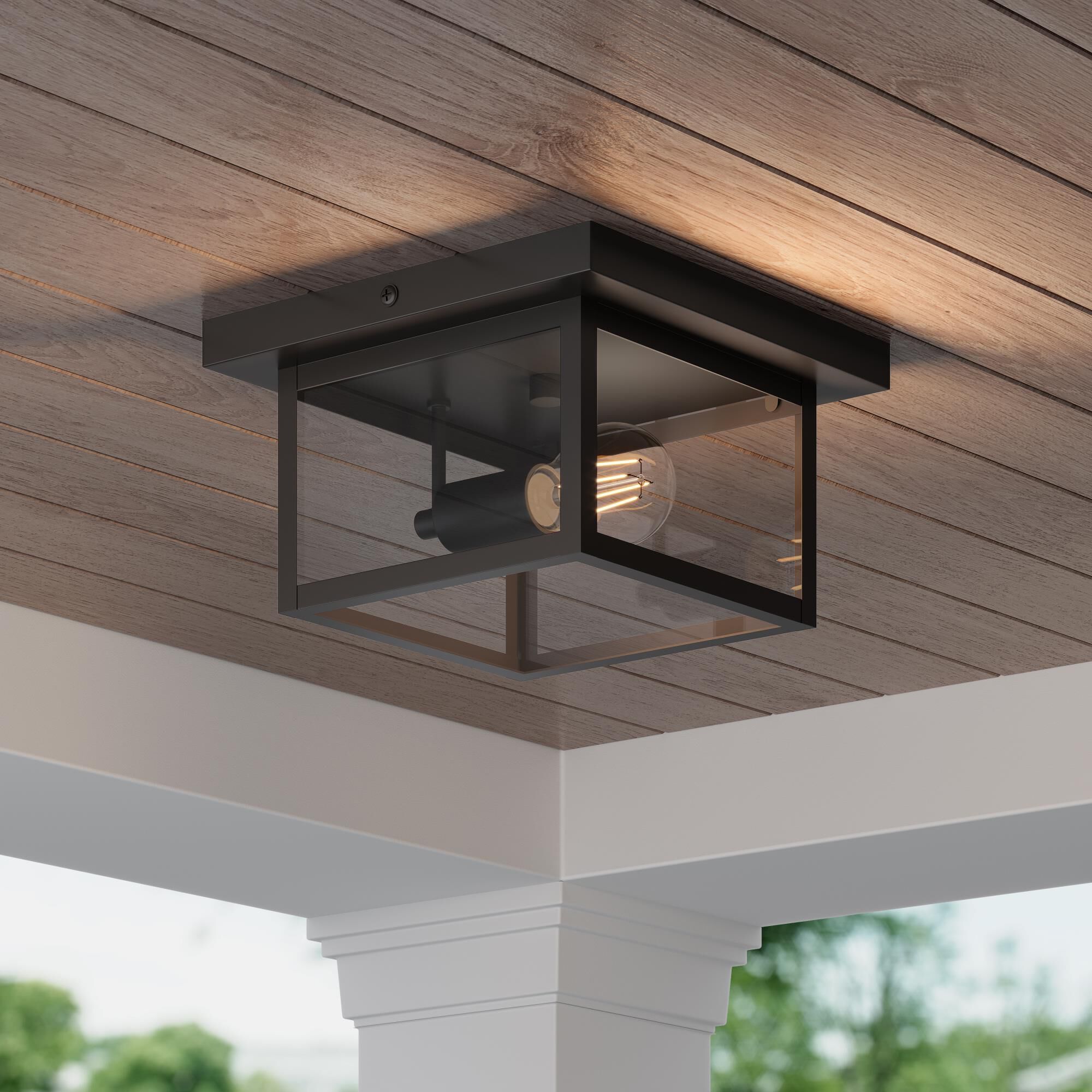 Evanton 8 Inch Outdoor Flush Mount by Millennium Lighting