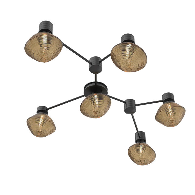 Levi Wilson Mesa 38 Inch Semi Flush Mount by Hammerton Studio