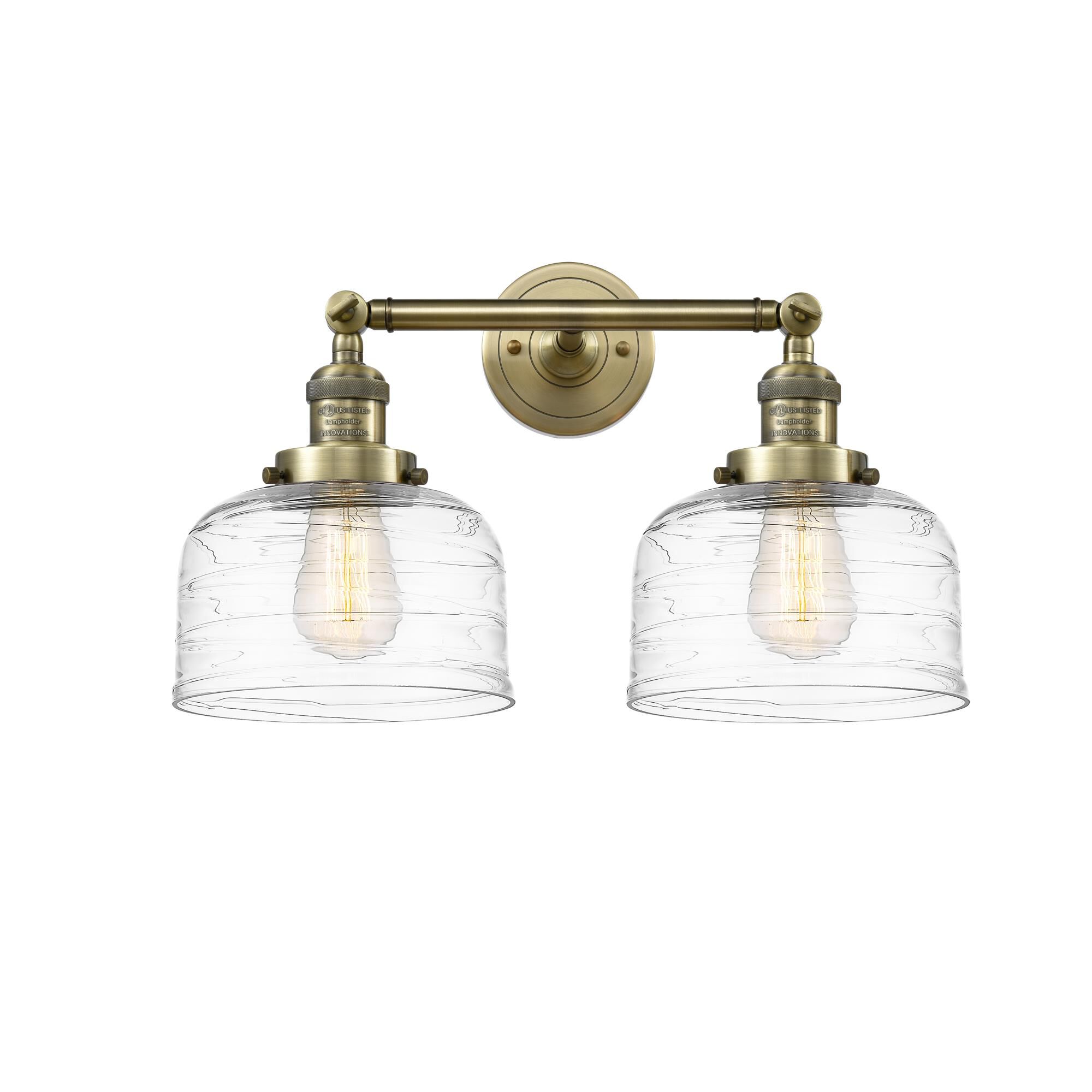 Bruno Marashlian Large Bell 18 Inch 2 Light Bath Vanity Light by Innovations Lighting
