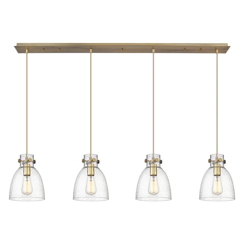 Bruno Marashlian Newton Bell 51 Inch 4 Light Linear Suspension Light by Innovations Lighting