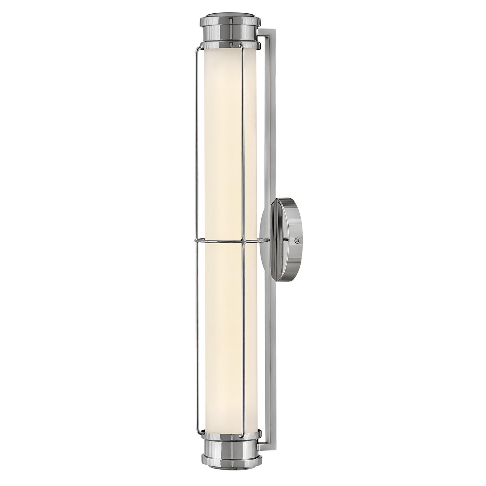 Shown in Polished Nickel finish and Etched Opal glass
