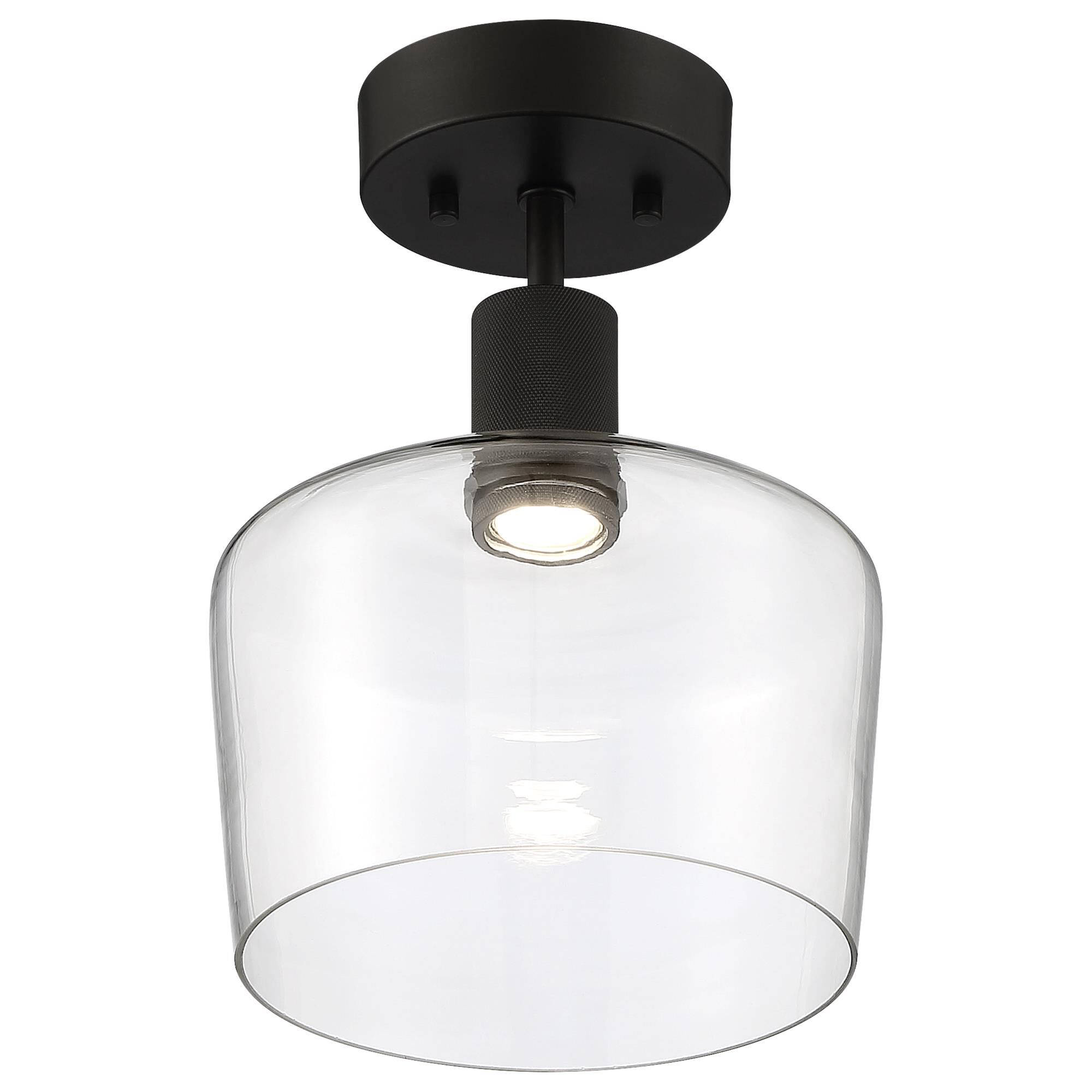 Port Nine 9 Inch 1 Light LED Semi Flush Mount by Access Lighting