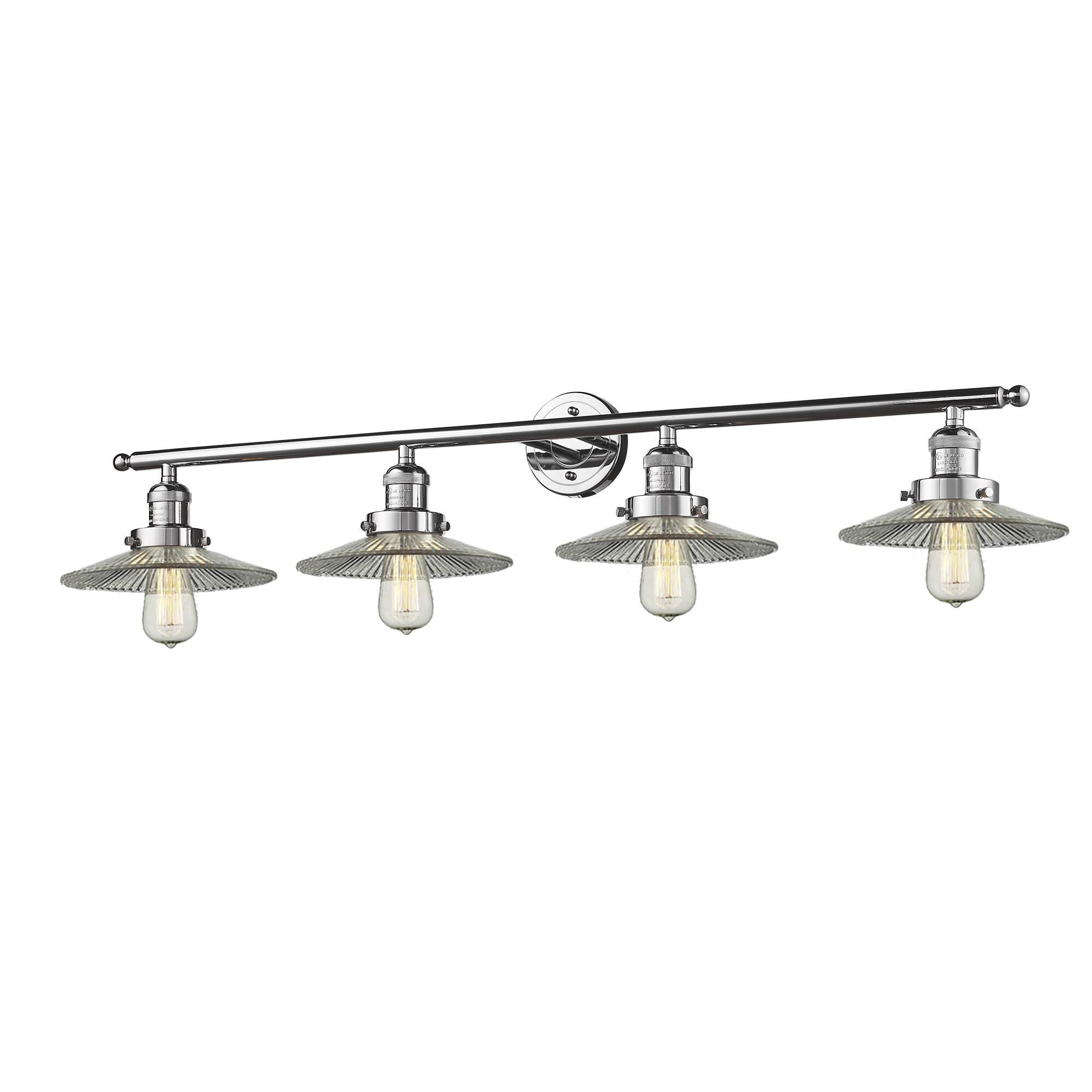 Bruno Marashlian Halophane 44 Inch 4 Light Bath Vanity Light by Innovations Lighting