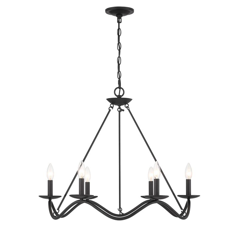 28 Inch Chandelier by Meridian Lighting