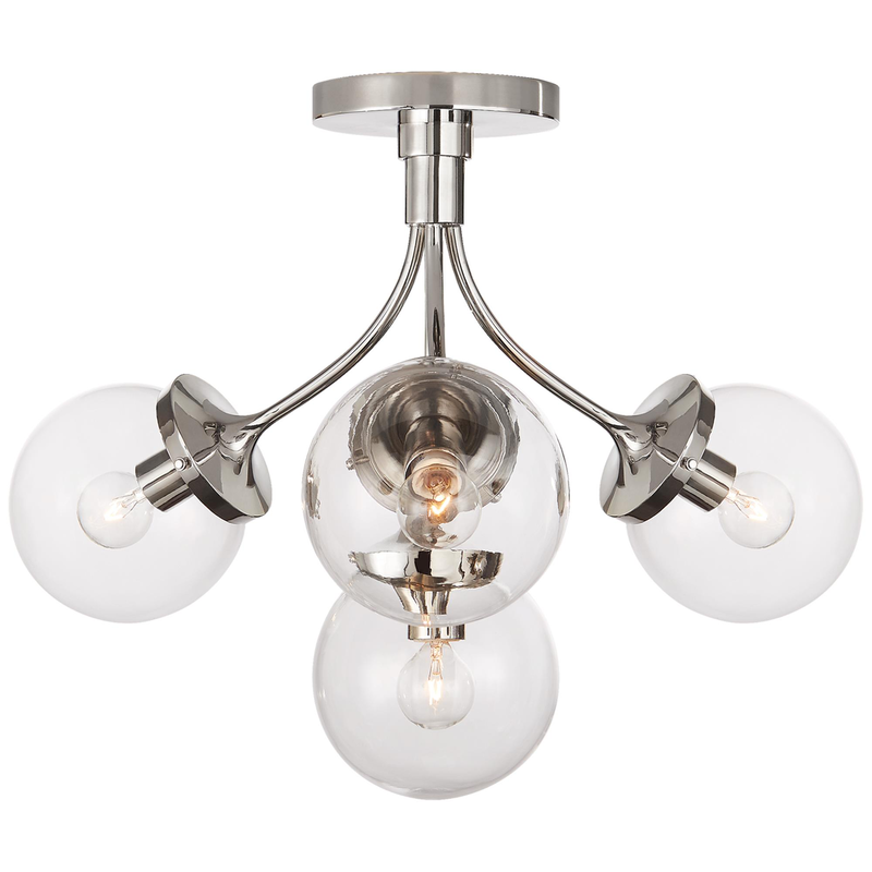 kate spade new york Prescott Semi Flush Mount by Visual Comfort Signature Collection