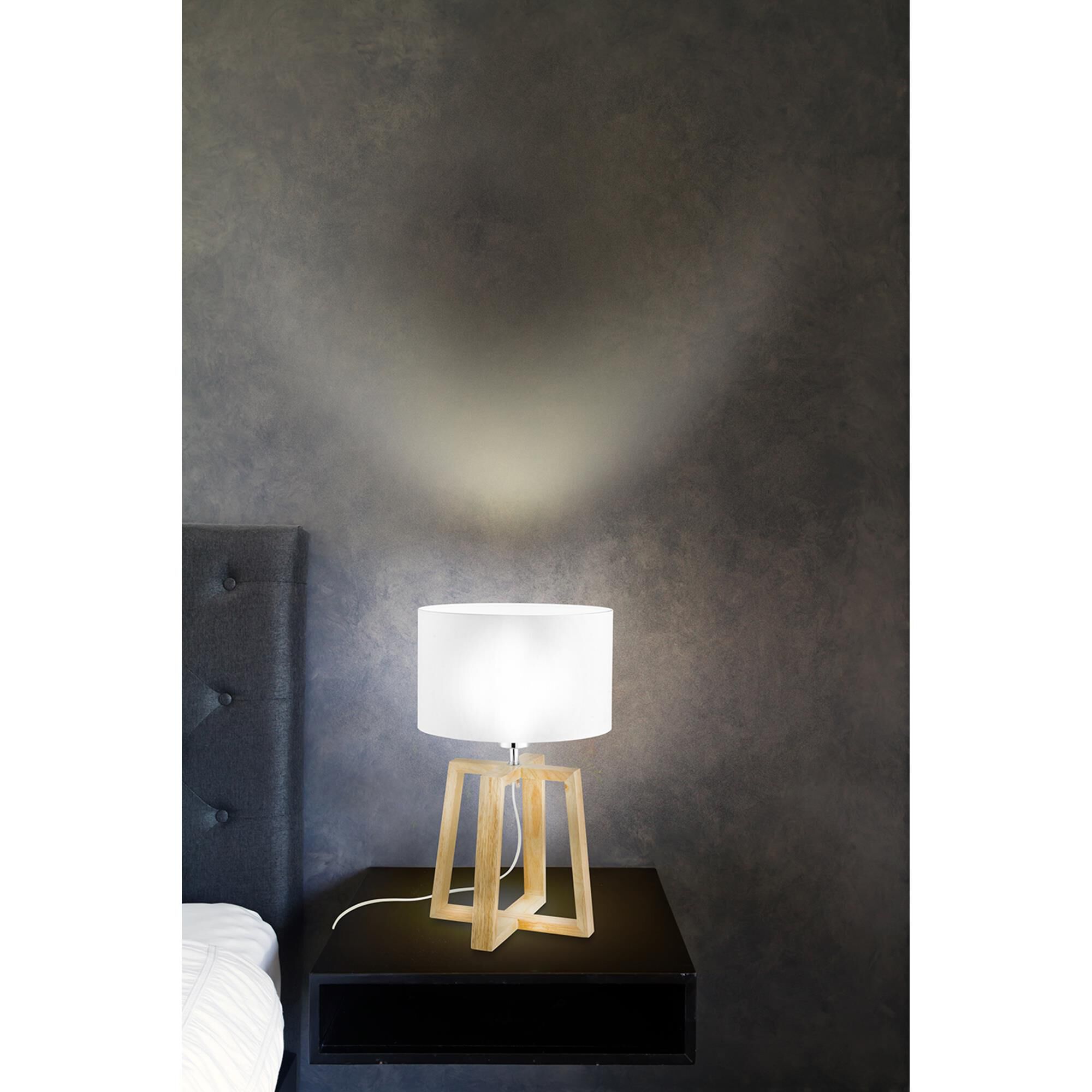 Shown in Natural finish and White shade