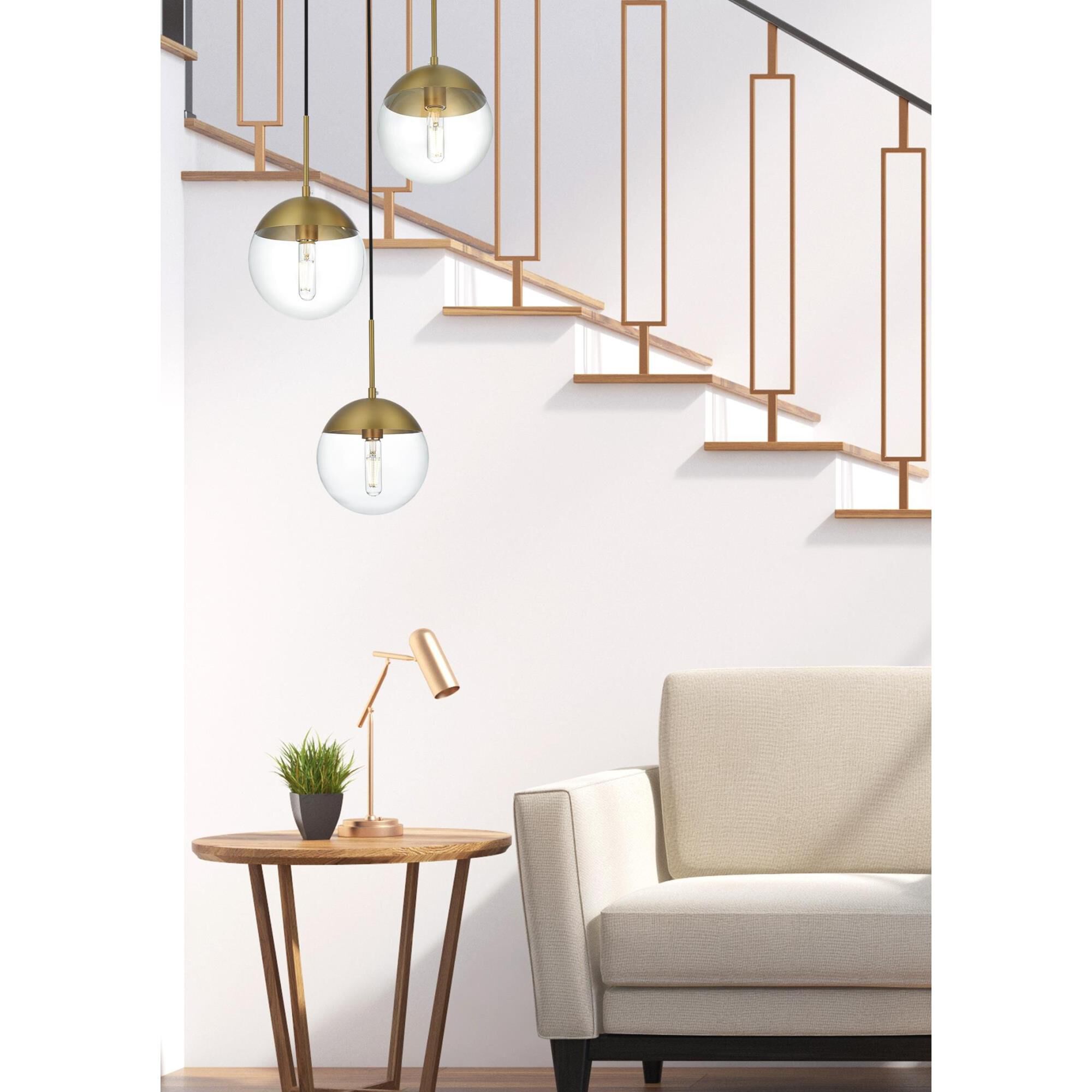 Eclipse 18 Inch Multi Light Pendant by Elegant Lighting