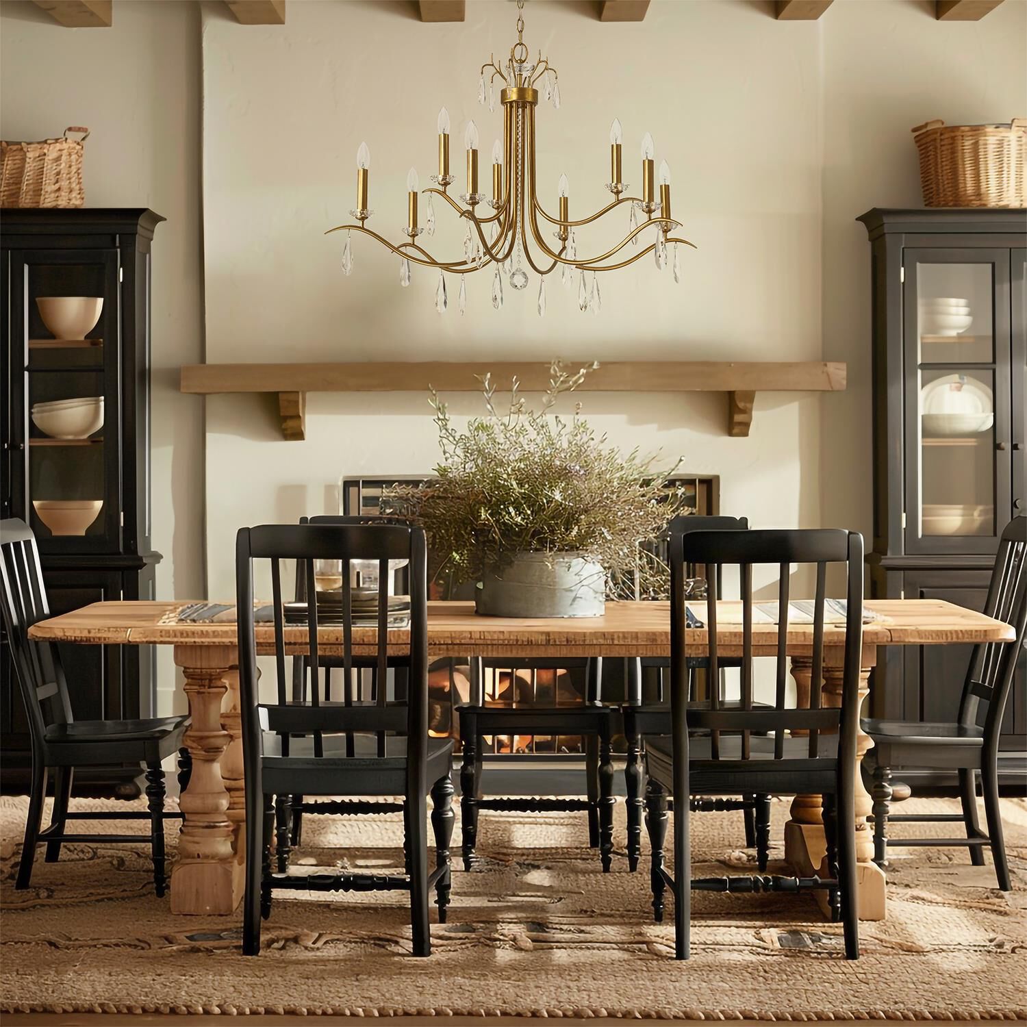 Rollins 40 Inch Chandelier by Crystorama