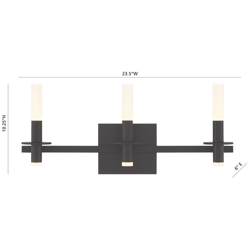 Torna 24 Inch 6 Light Bath Vanity Light by Eurofase Lighting