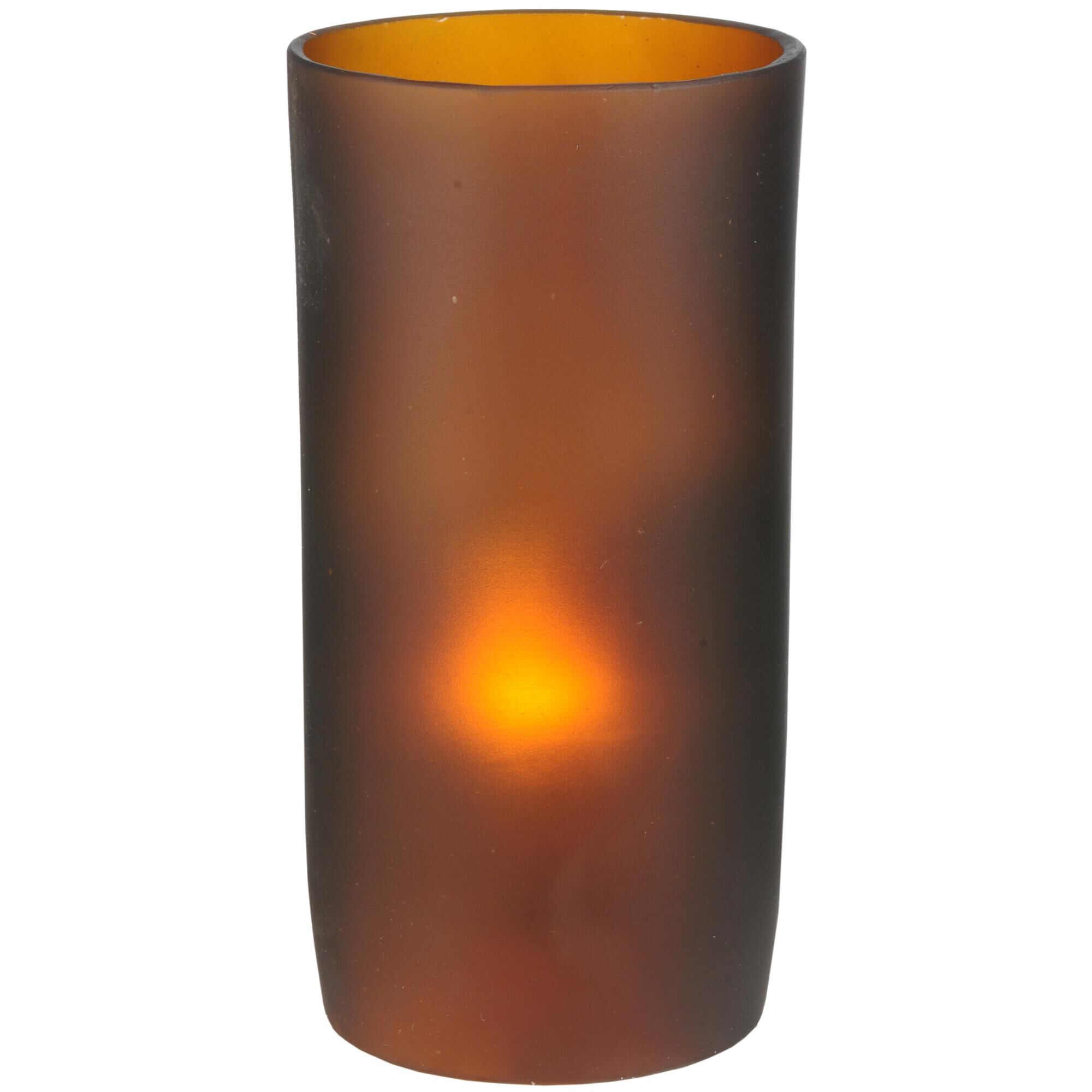 Cylinder Frosted Amber Glass Accessory by Meyda Lighting