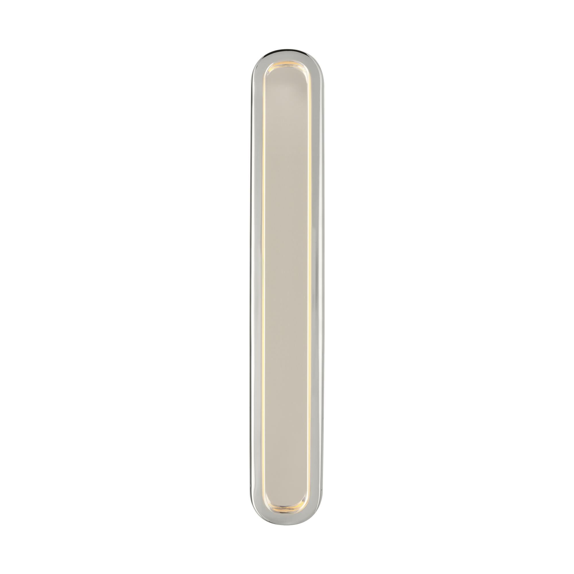 Shown in Polished Nickel finish and Clear Crystal glass
