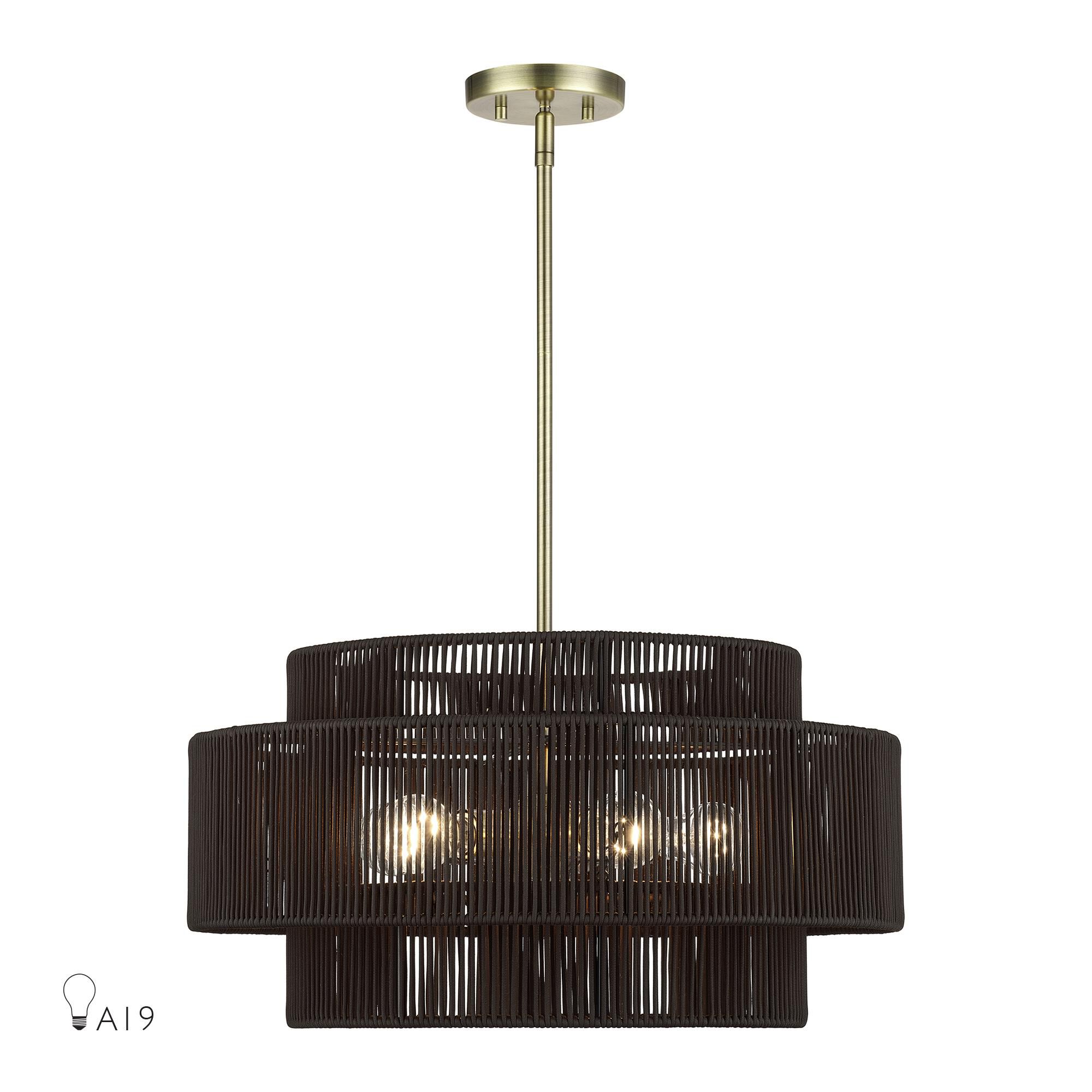 Acordia 22 Inch Large Pendant by Livex Lighting