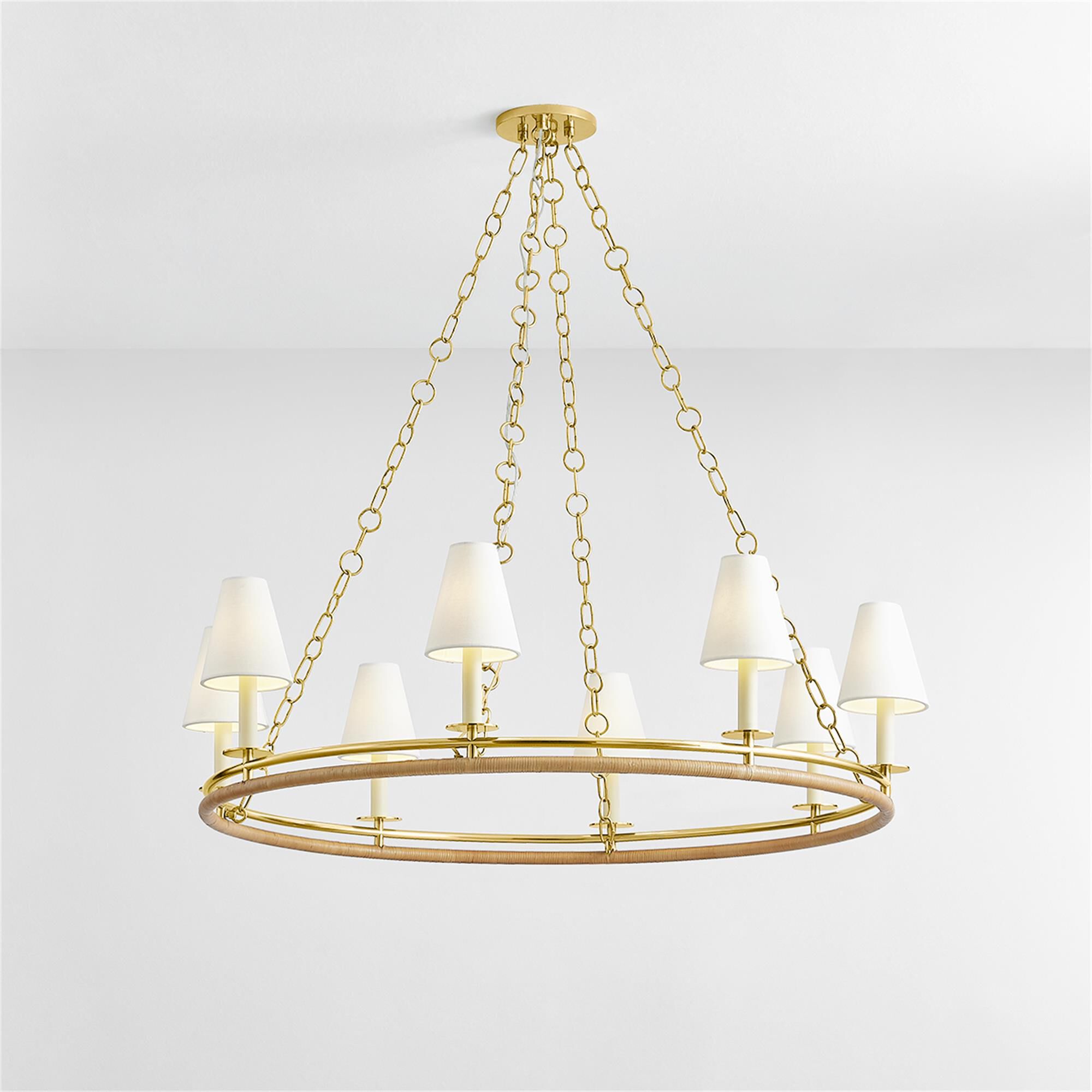 Shown in Aged Brass finish