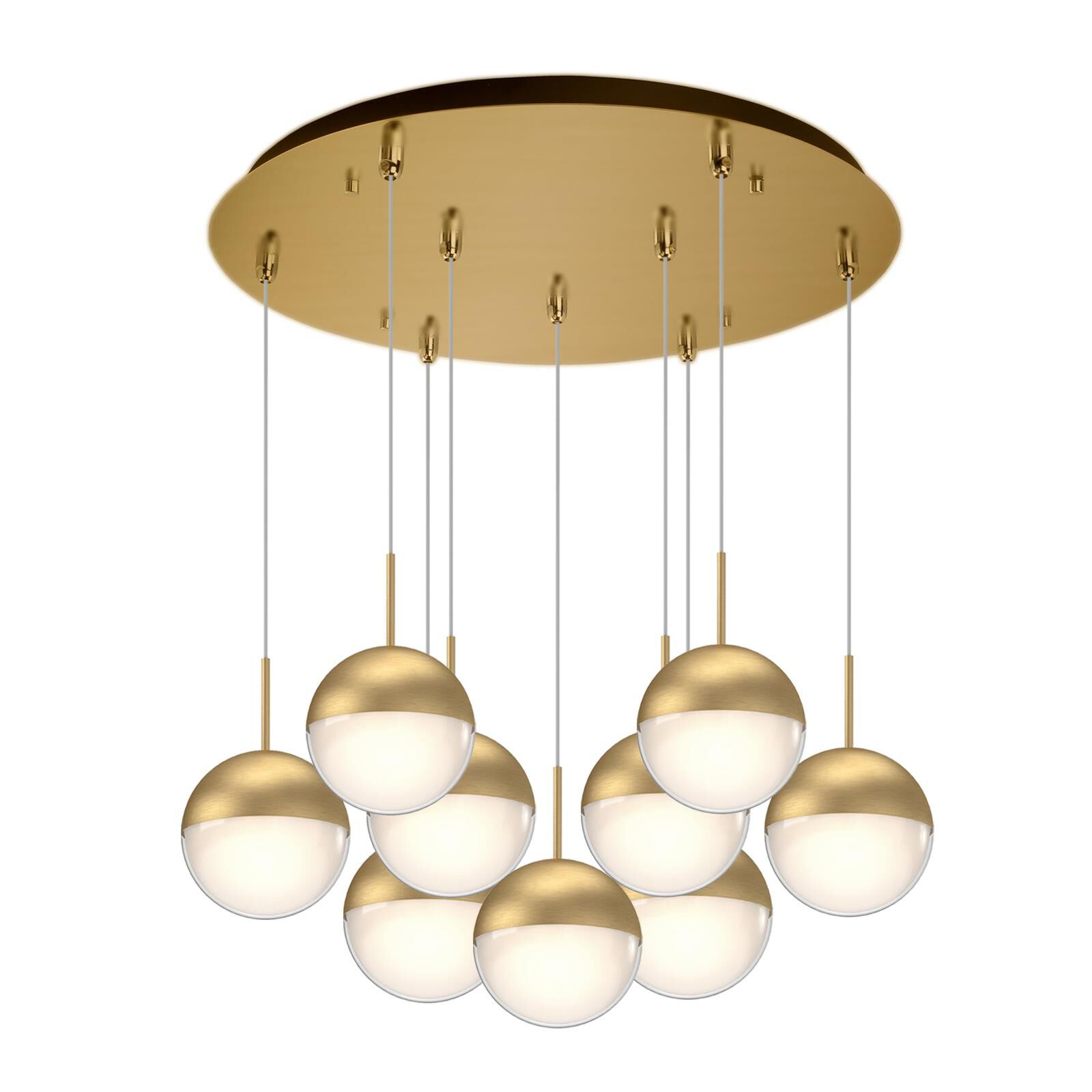 Pluto 18 Inch Multi Light Pendant by Kuzco Lighting