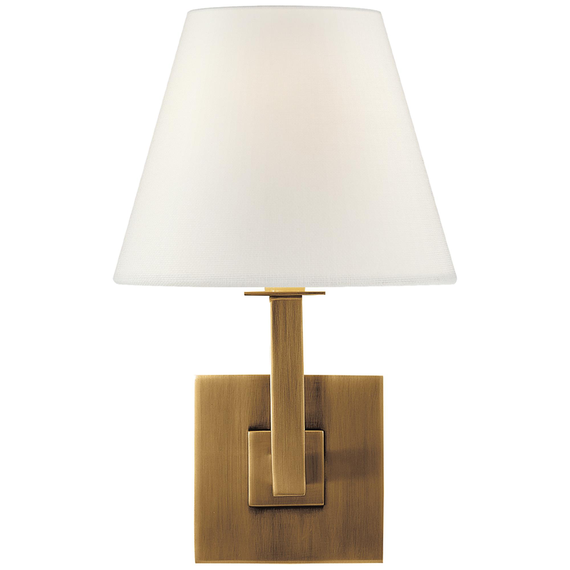 Visual Comfort Signature Collection Architectural 13 Inch Wall Sconce