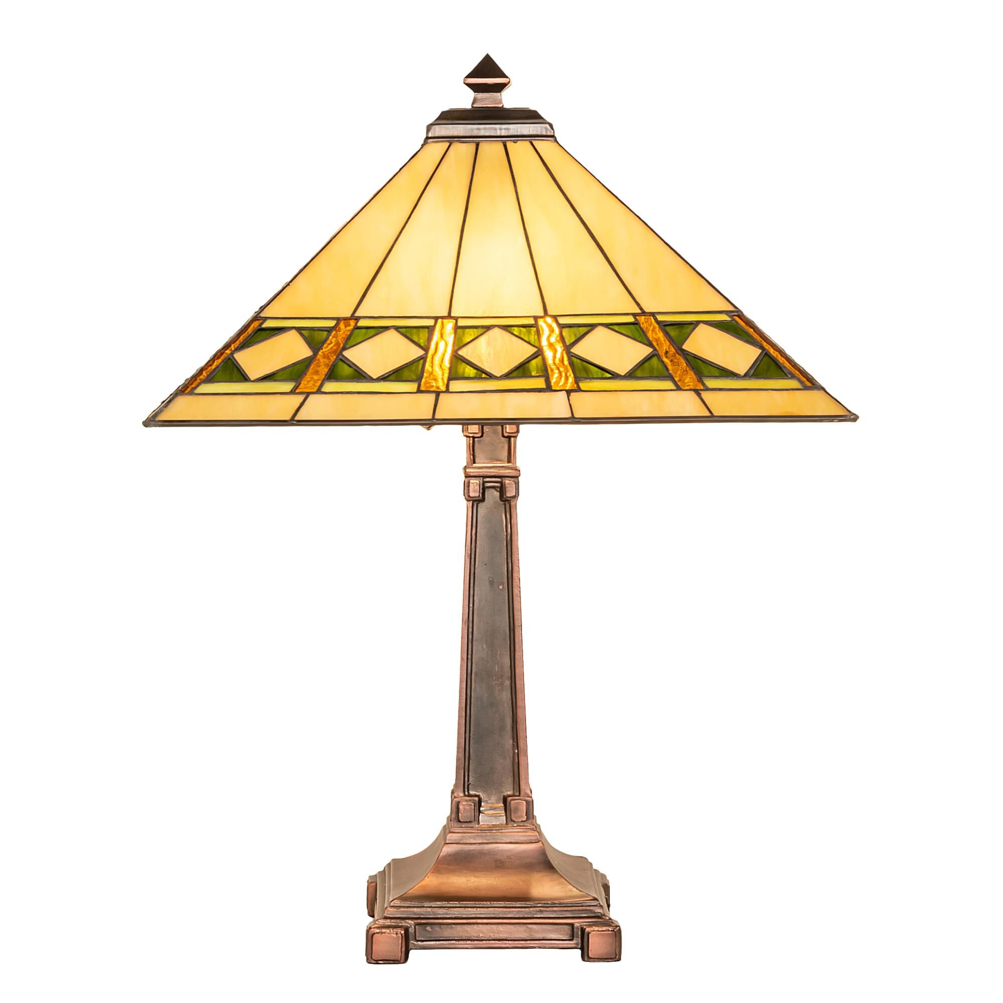 Diamond Band Mission 24 Inch Table Lamp by Meyda Lighting