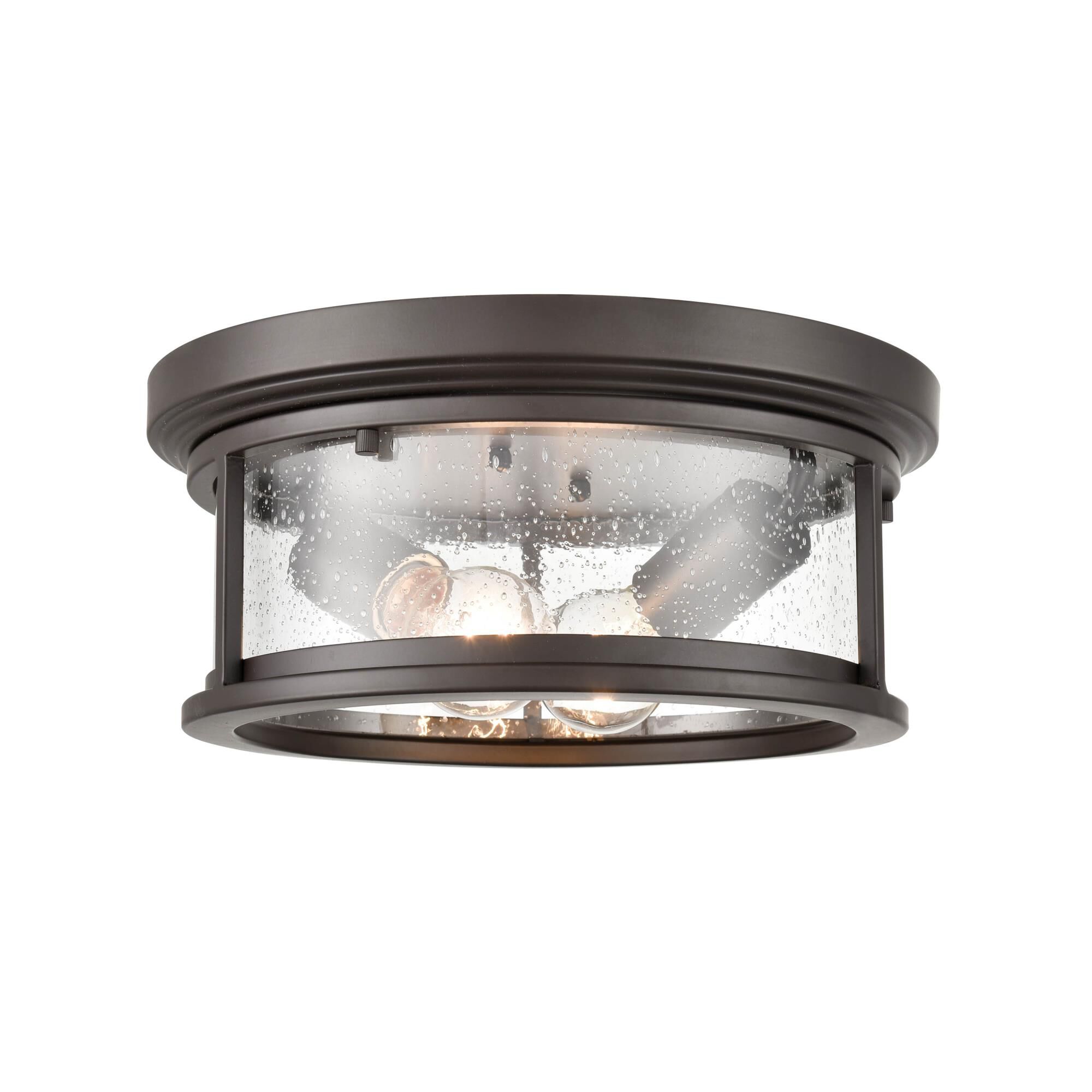 Bresley 12 Inch 2 Light Outdoor Flush Mount by Millennium Lighting