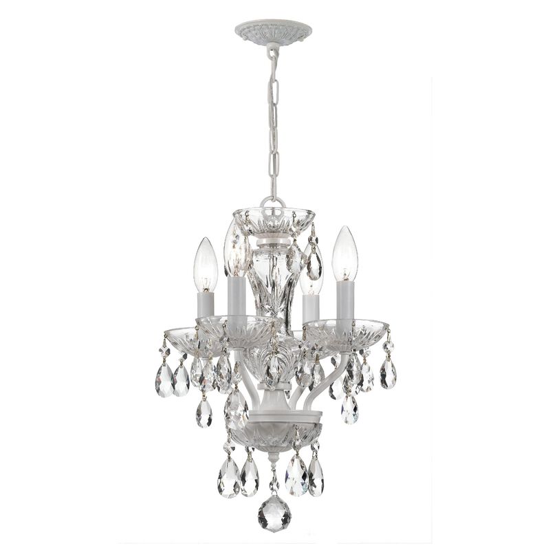 Traditional Crystal 11 Inch Chandelier by Crystorama