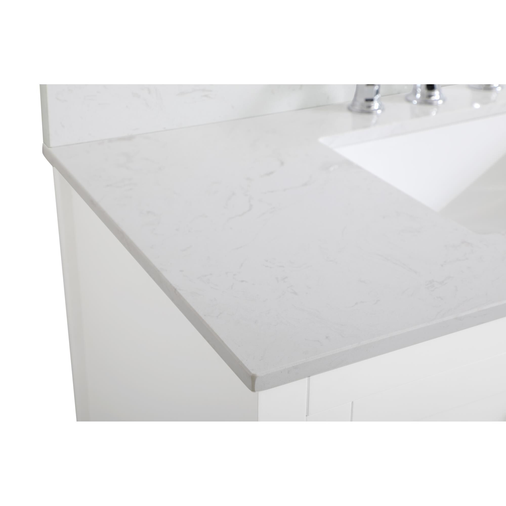 Shown in White finish