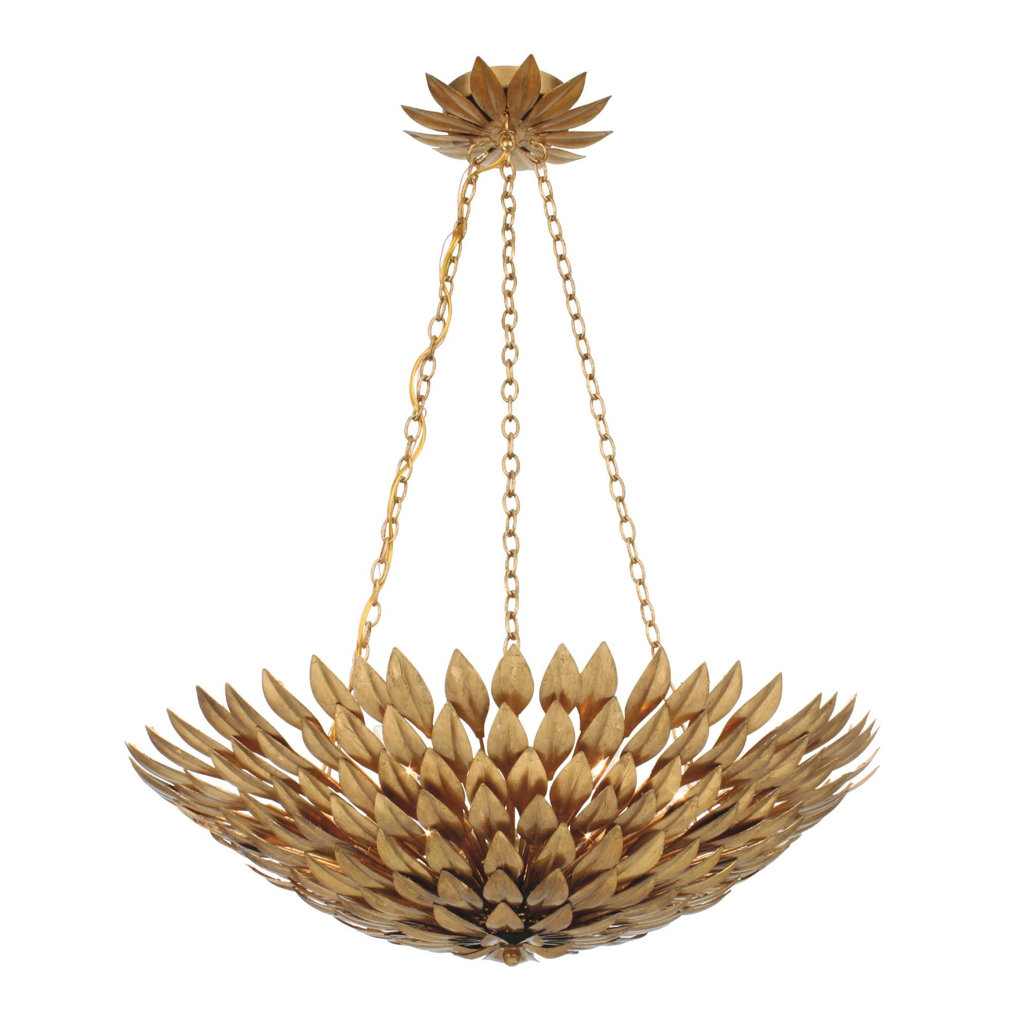 Shown in Antique Gold finish