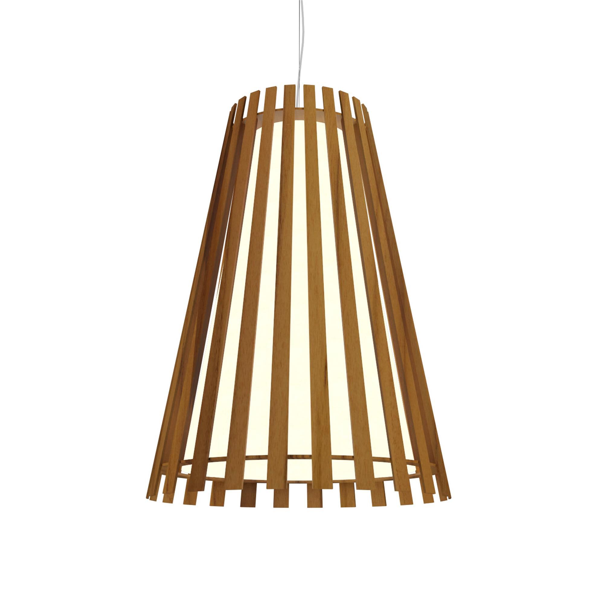 Slatted Mini Pendant by Accord Lighting