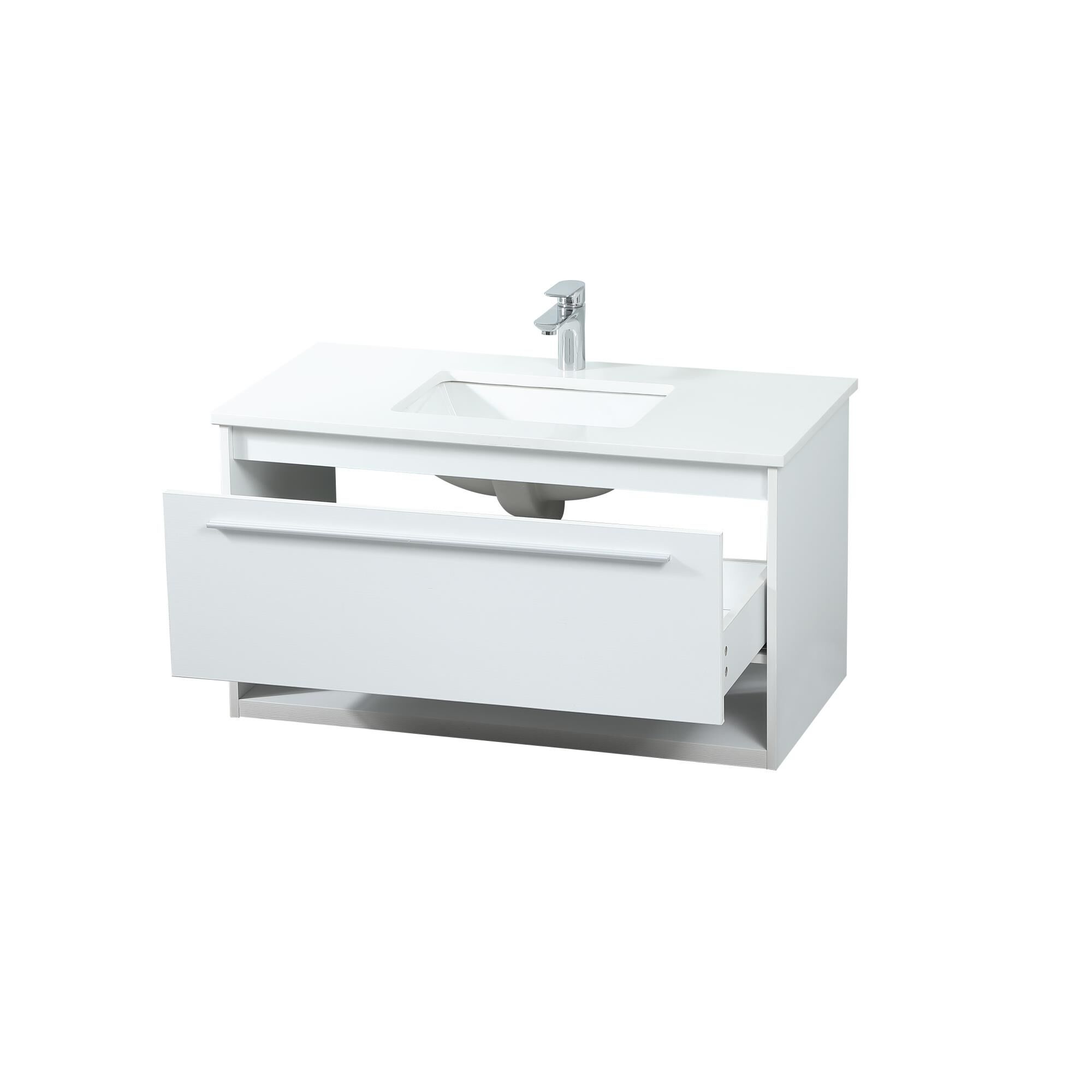 Shown in White finish