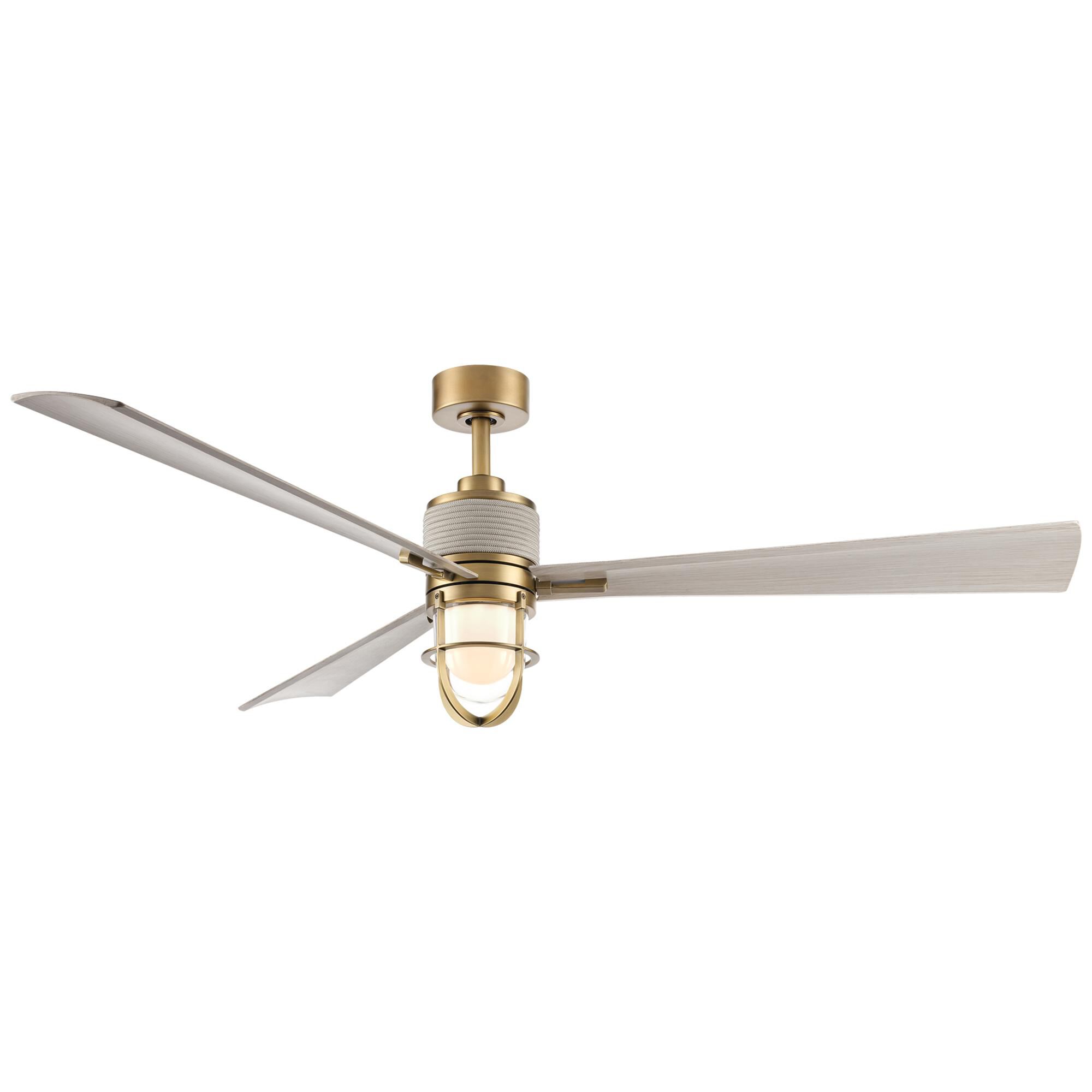 Nauticus 65 Inch Ceiling Fan with Light Kit,