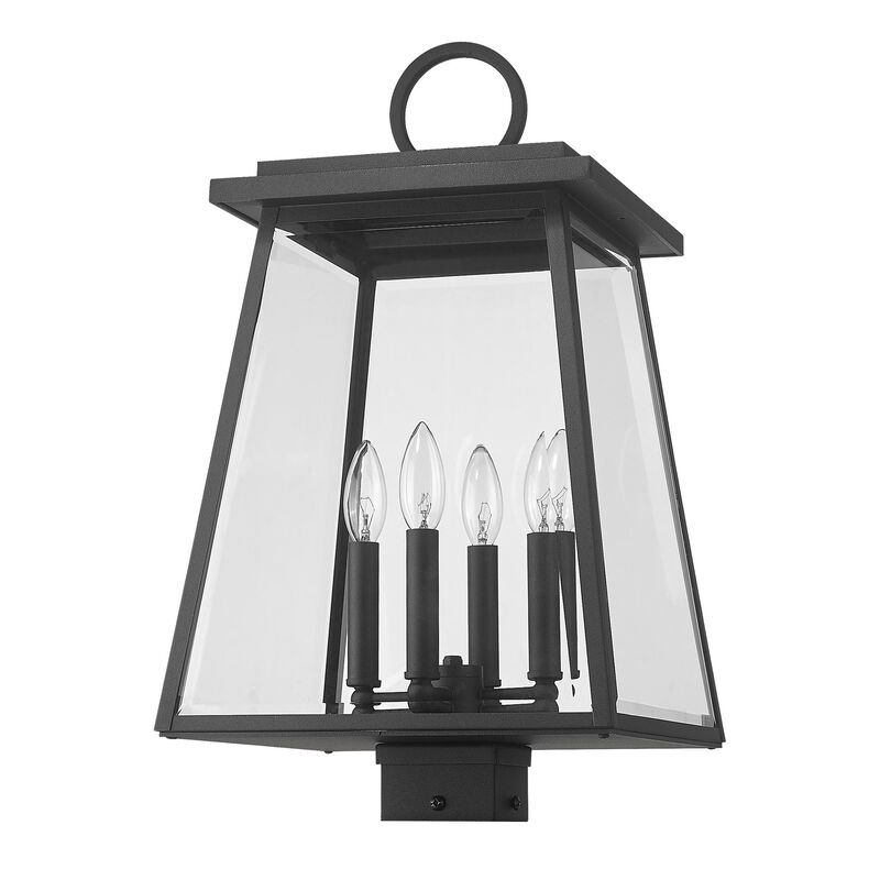 Broughton 21 Inch Tall 4 Light Outdoor Post Lamp by Z-Lite