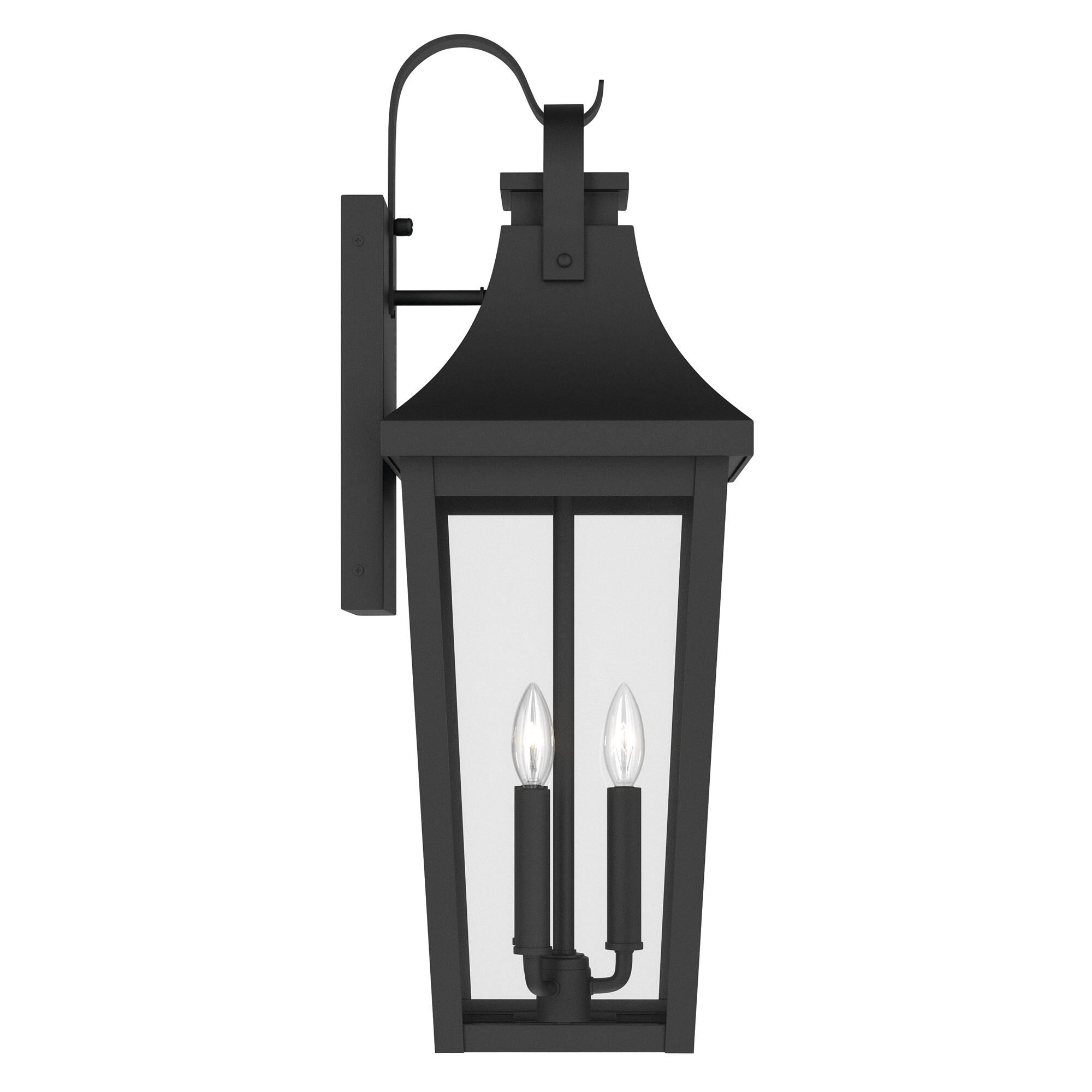 Shown in Textured Black finish and Clear glass