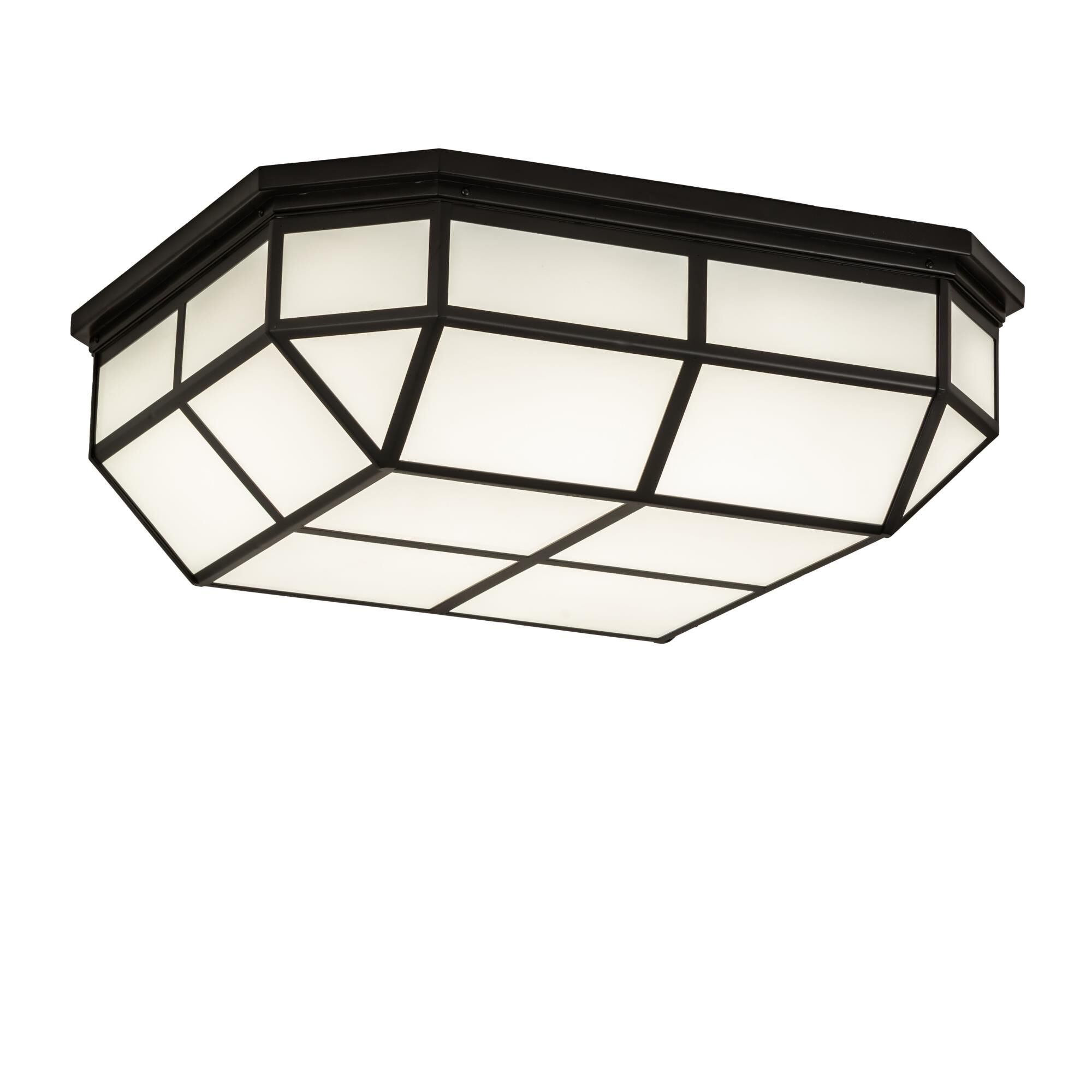 Gibbon 36 Inch 3 Light LED Flush Mount by Meyda Lighting