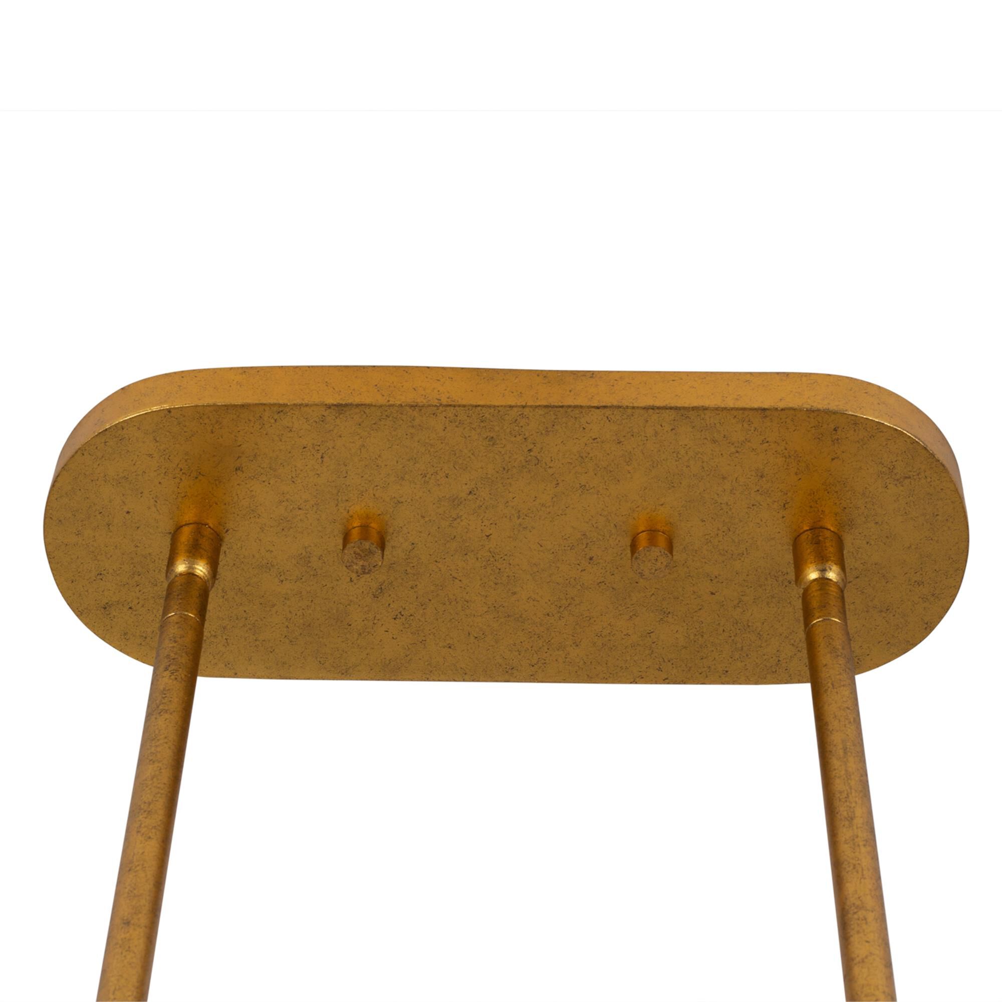 Shown in Oxidized Gold Leaf finish