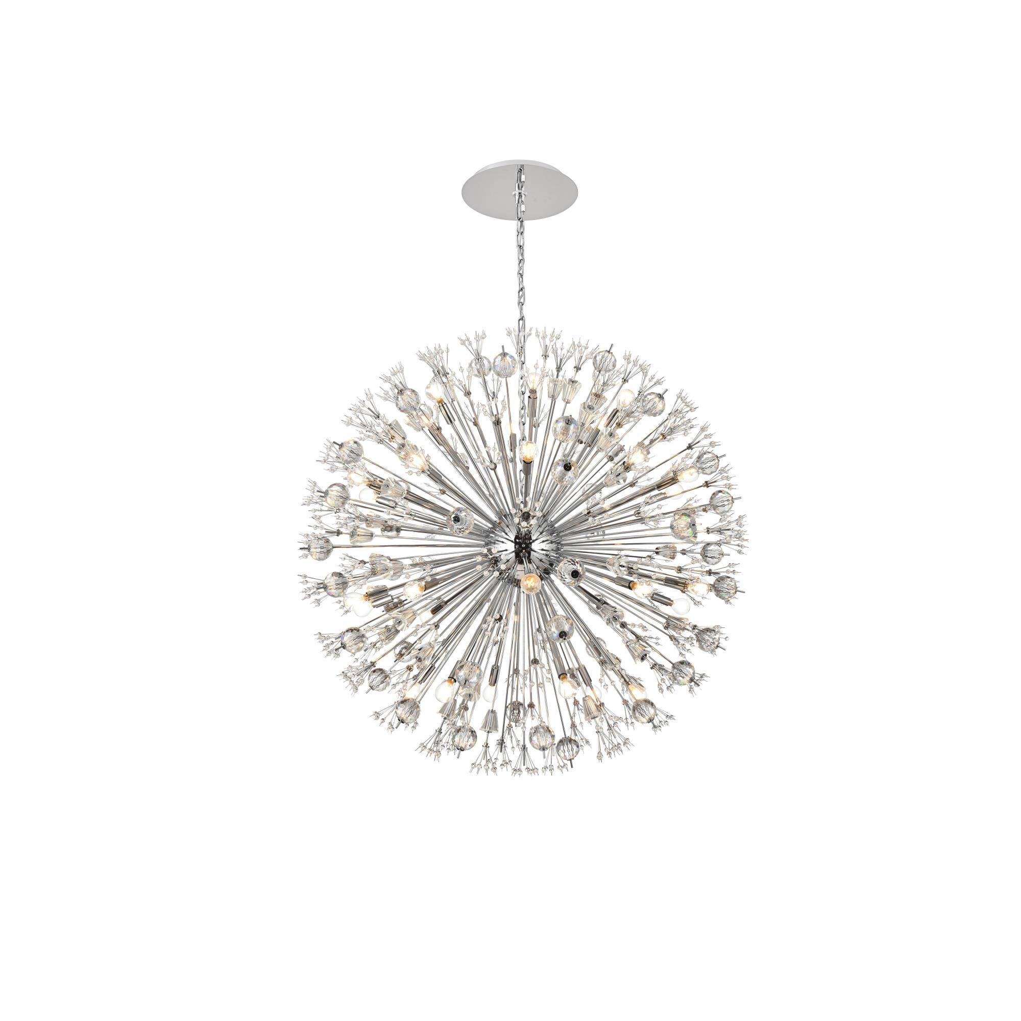 Vera 44 Inch Large Pendant by Elegant Lighting