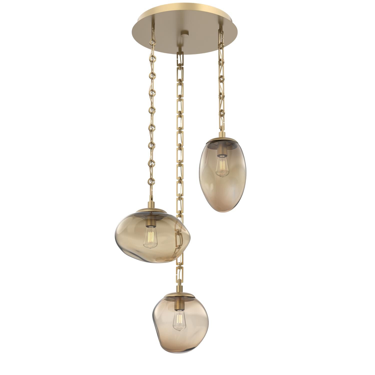 Levi Wilson Cosmos Bulb 22 Inch Multi Light Pendant by Hammerton Studio