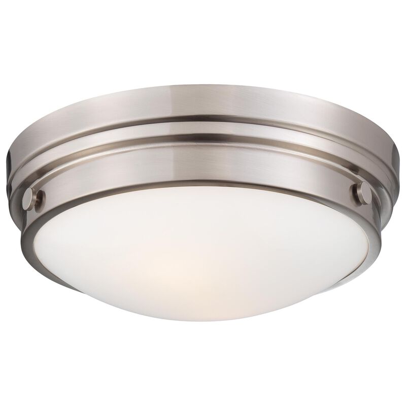 13 Inch 2 Light Flush Mount by Minka Lavery